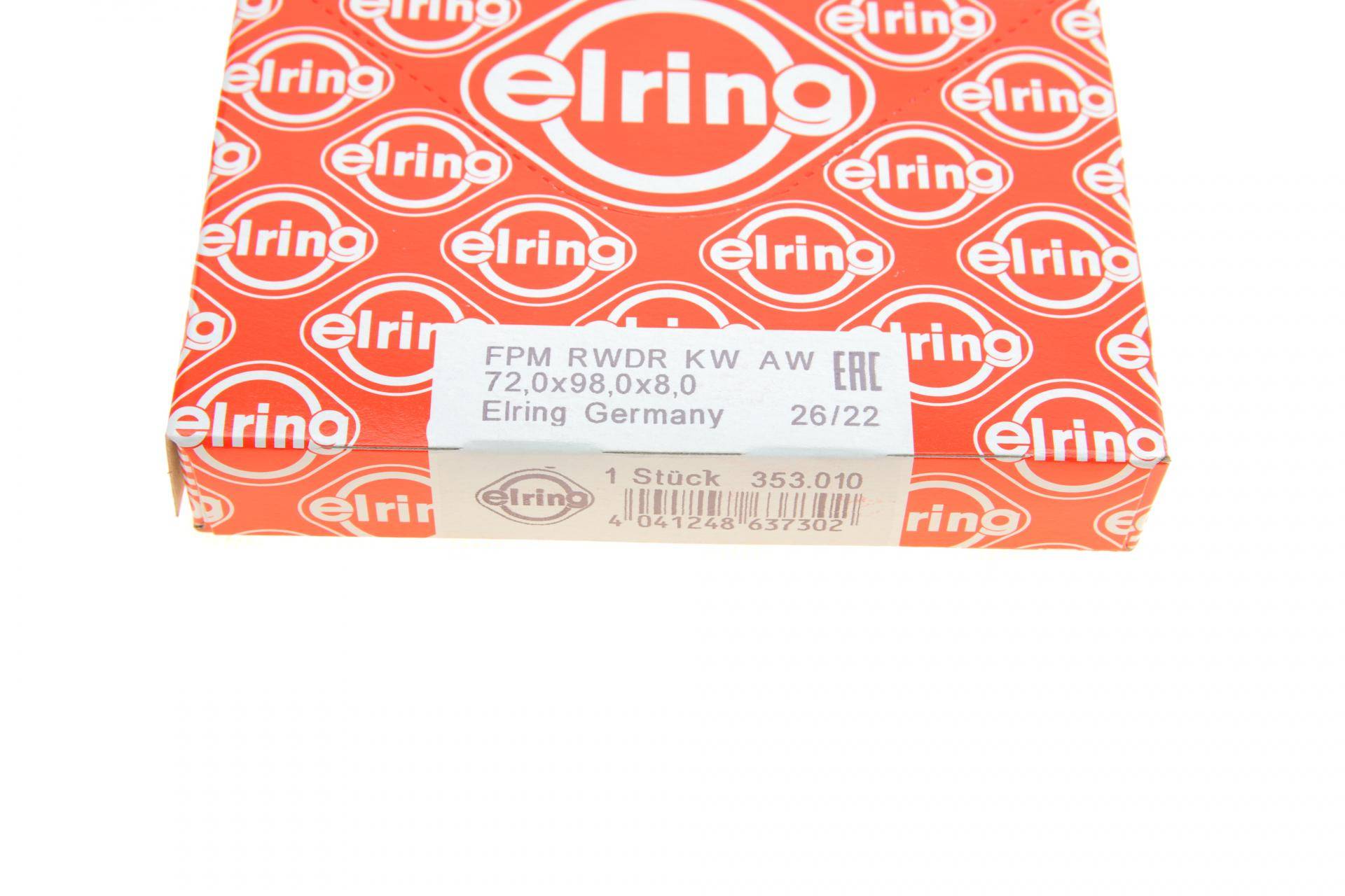 Сальник колінвала (задній) Kia Rio 11- (72x98x8)