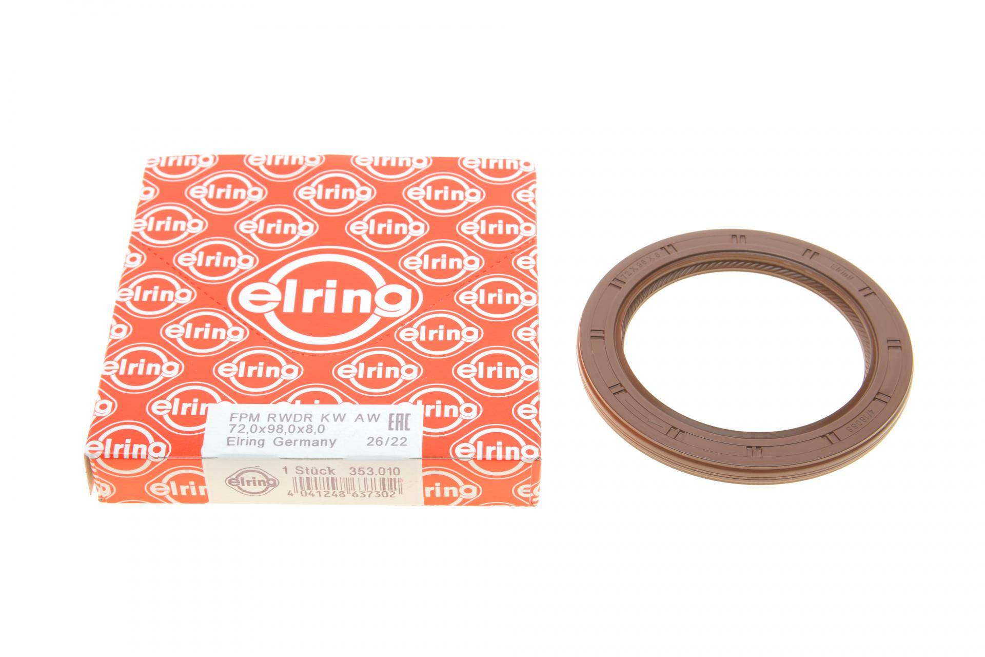 Сальник колінвала (задній) Kia Rio 11- (72x98x8)