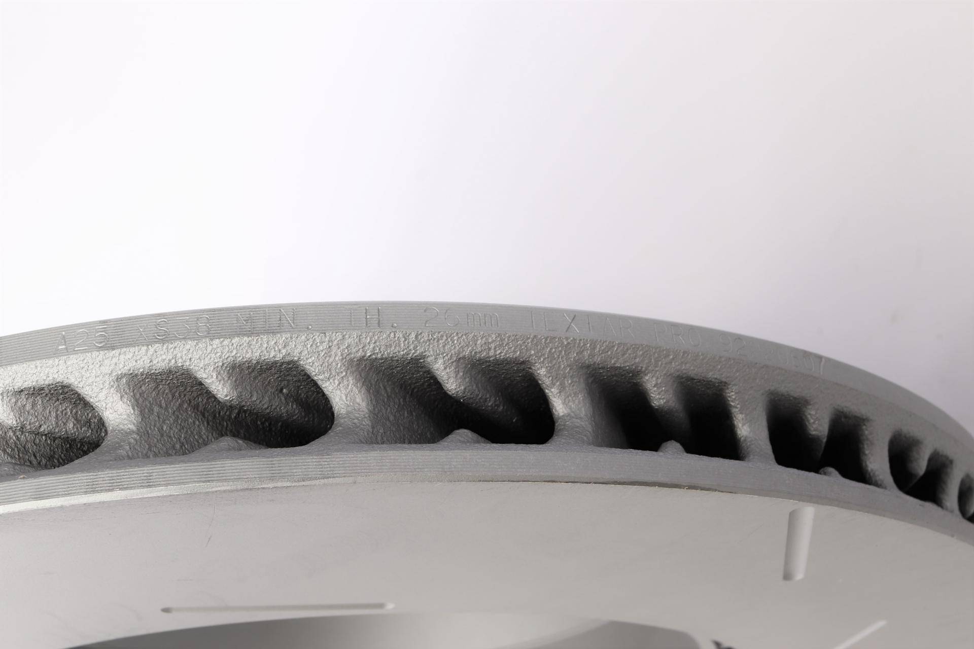 Диск гальмівний (задній) Porsche Panamera 09- (L) (330x28) PRO+ (з прорезом) (легований)