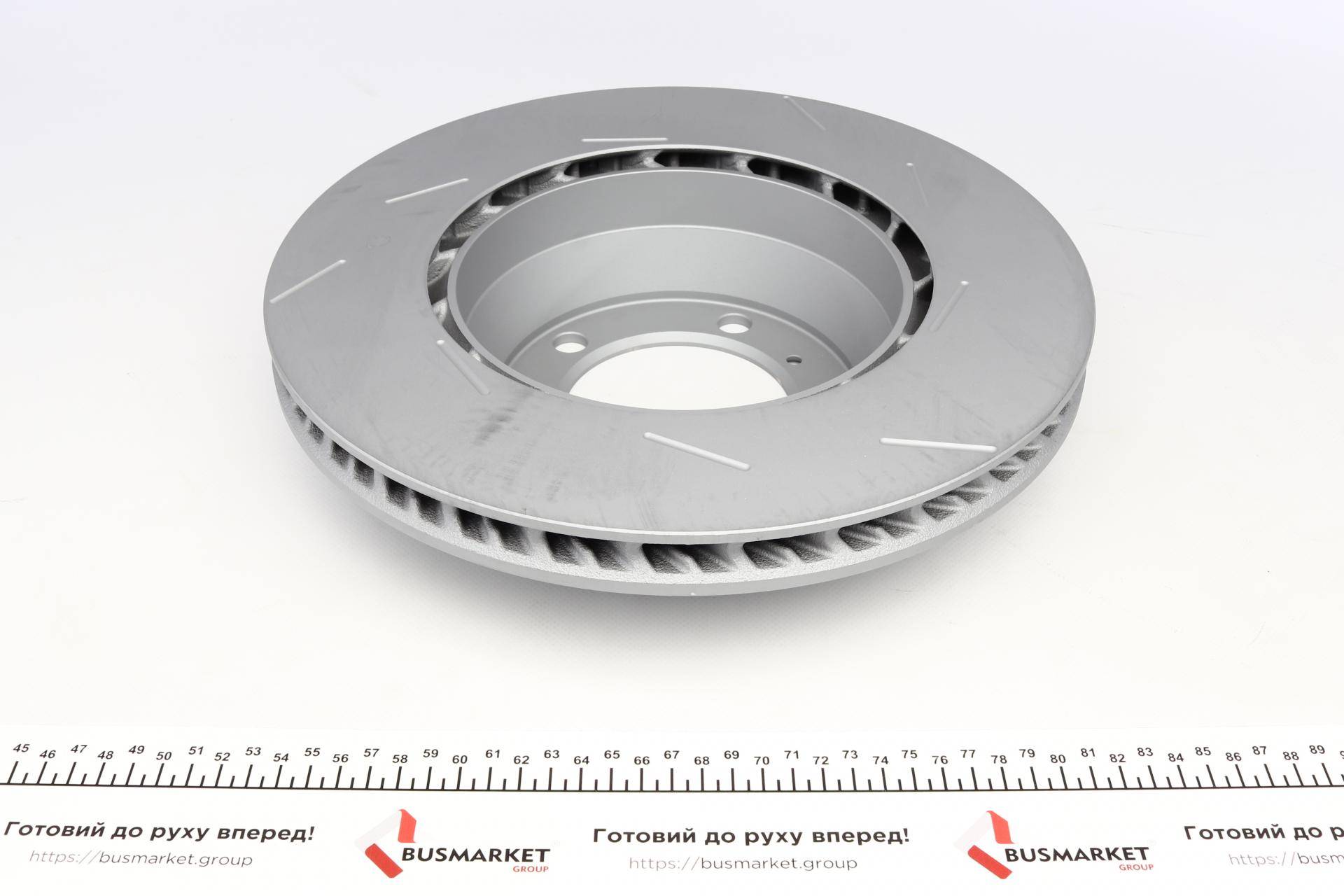 Диск гальмівний (задній) Porsche Panamera 09- (L) (330x28) PRO+ (з прорезом) (легований)