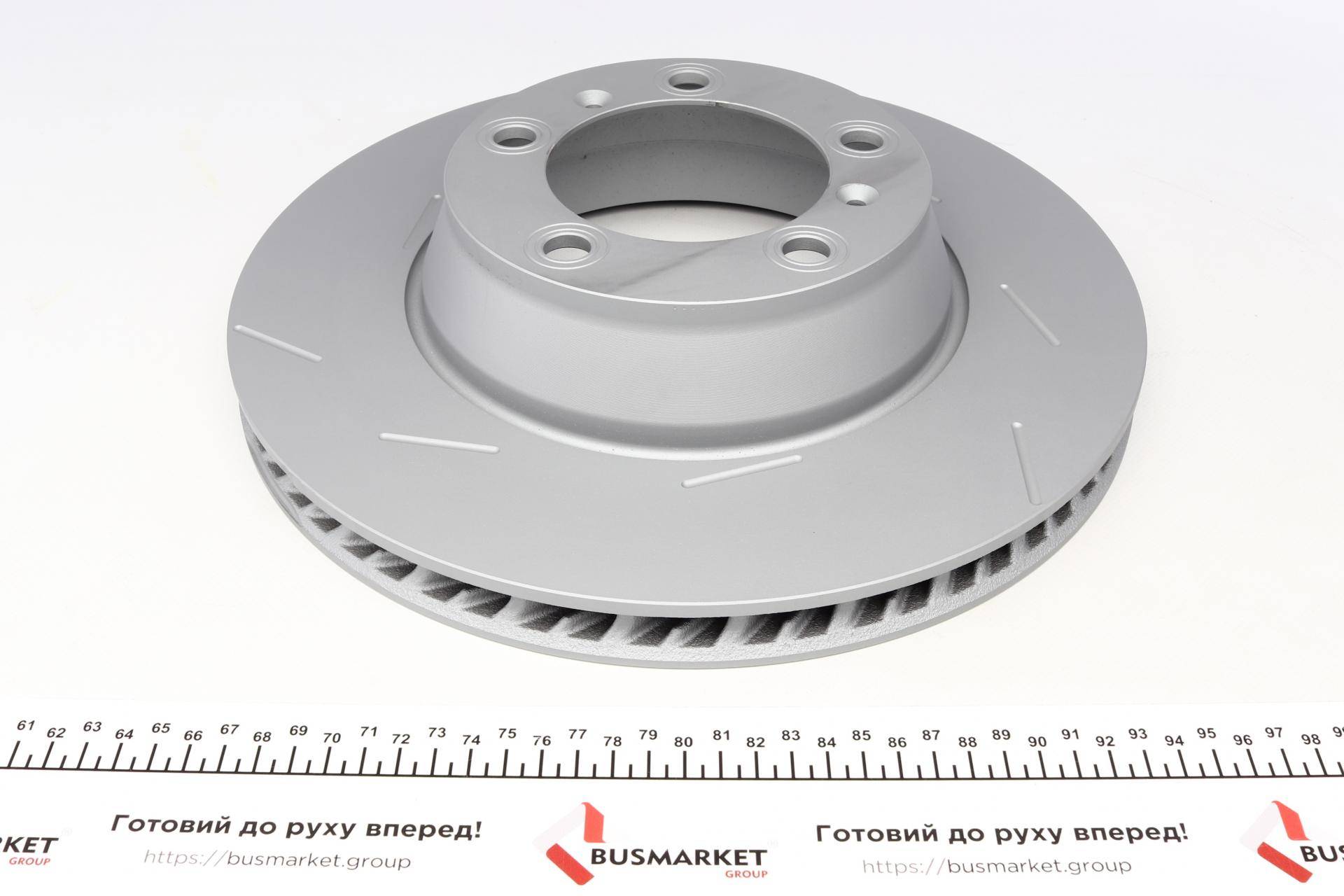 Диск гальмівний (задній) Porsche Panamera 09- (L) (330x28) PRO+ (з прорезом) (легований)