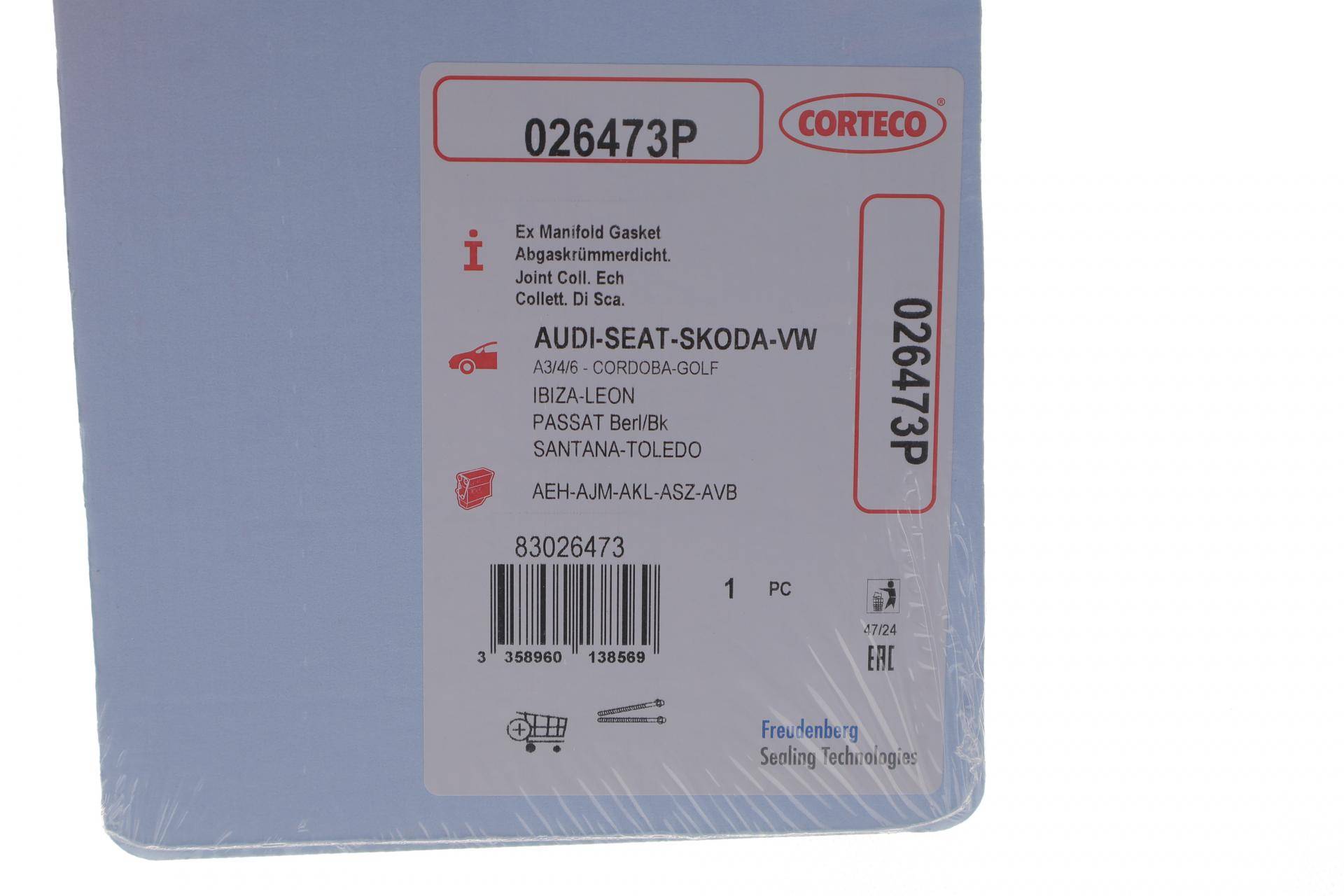 Прокладка колектора випускного VW T5/Caddy 1.9TDI 03-