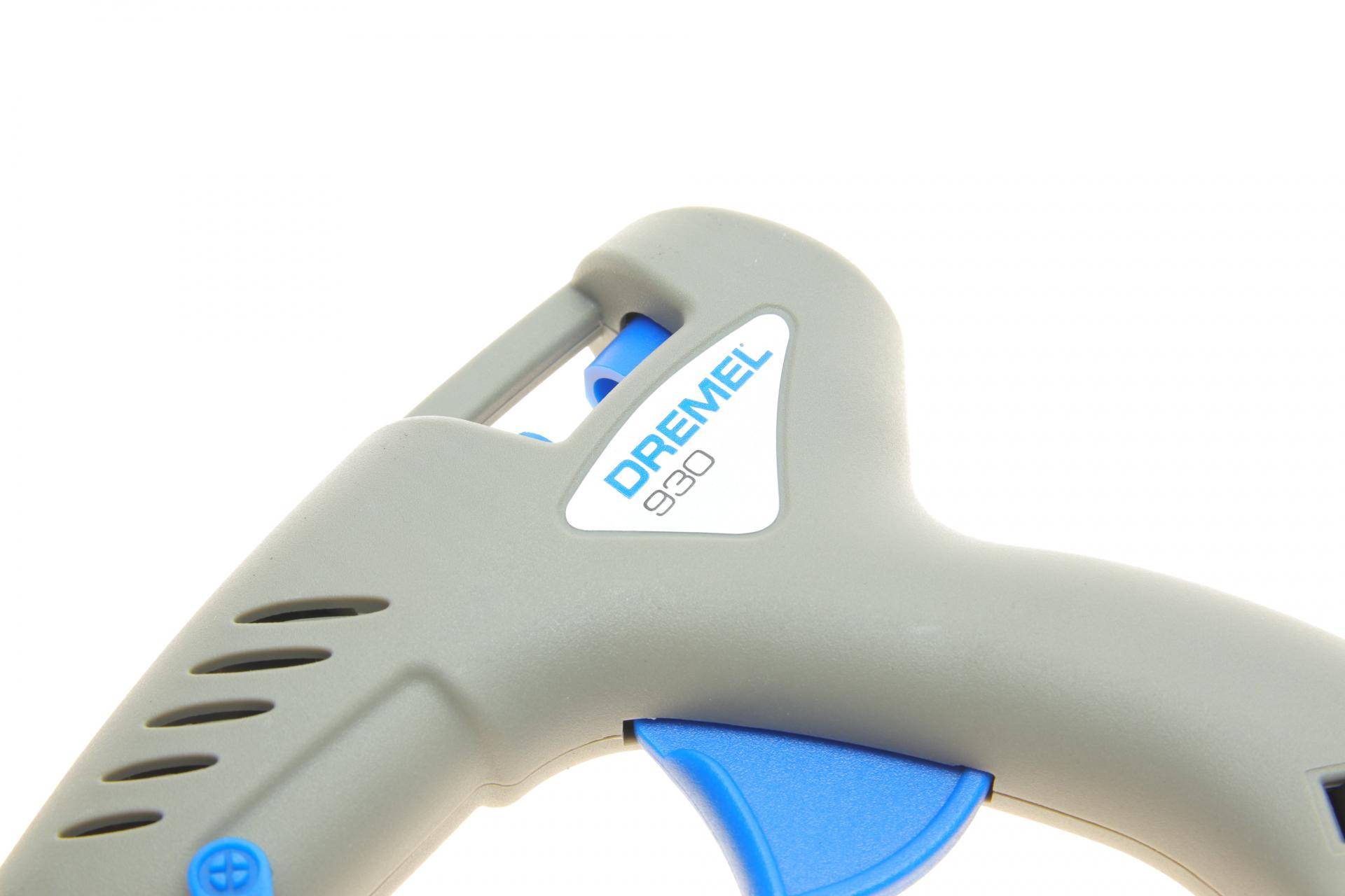Пістолет термоклейовий DREMEL 930 (100-240V/105/165°C/діаметр клейового стержня 7mm) + 12 стержнів