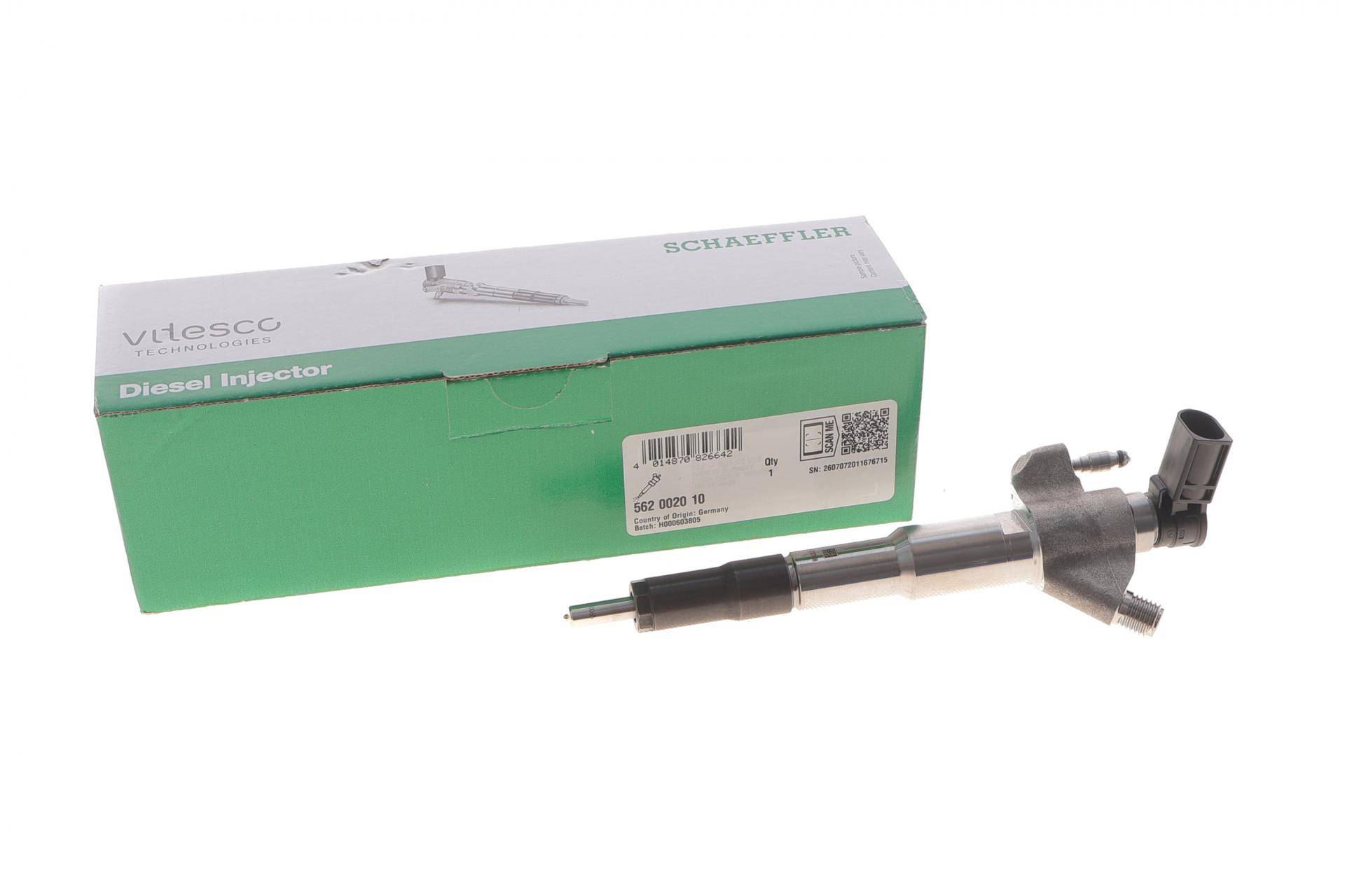 Форсунка паливна Renault Master III 2.3dCi 14-, (M9T 716/726), FWD