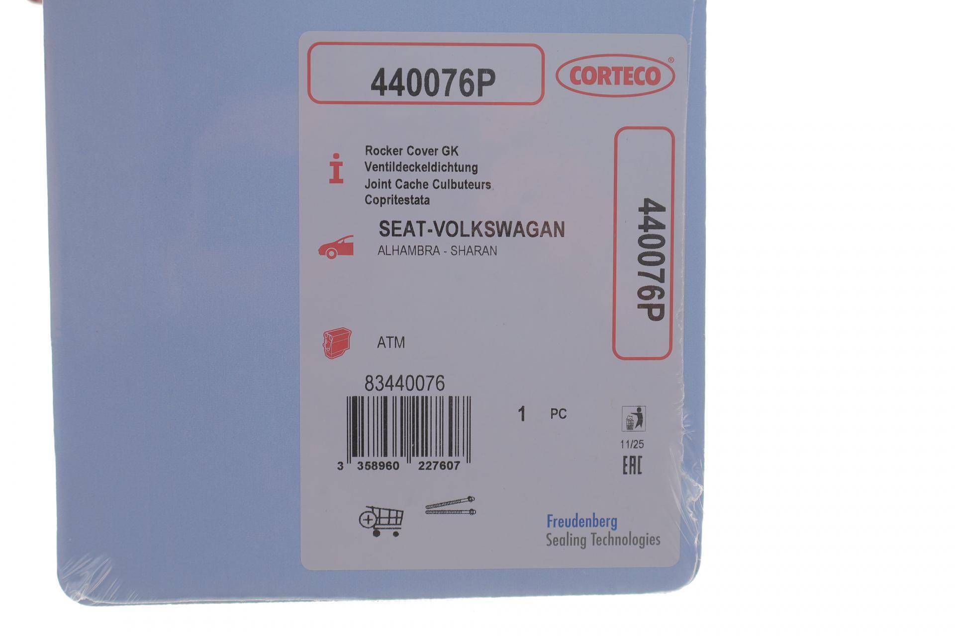 Прокладка кришки клапанів VW T5 2.0i 03-15