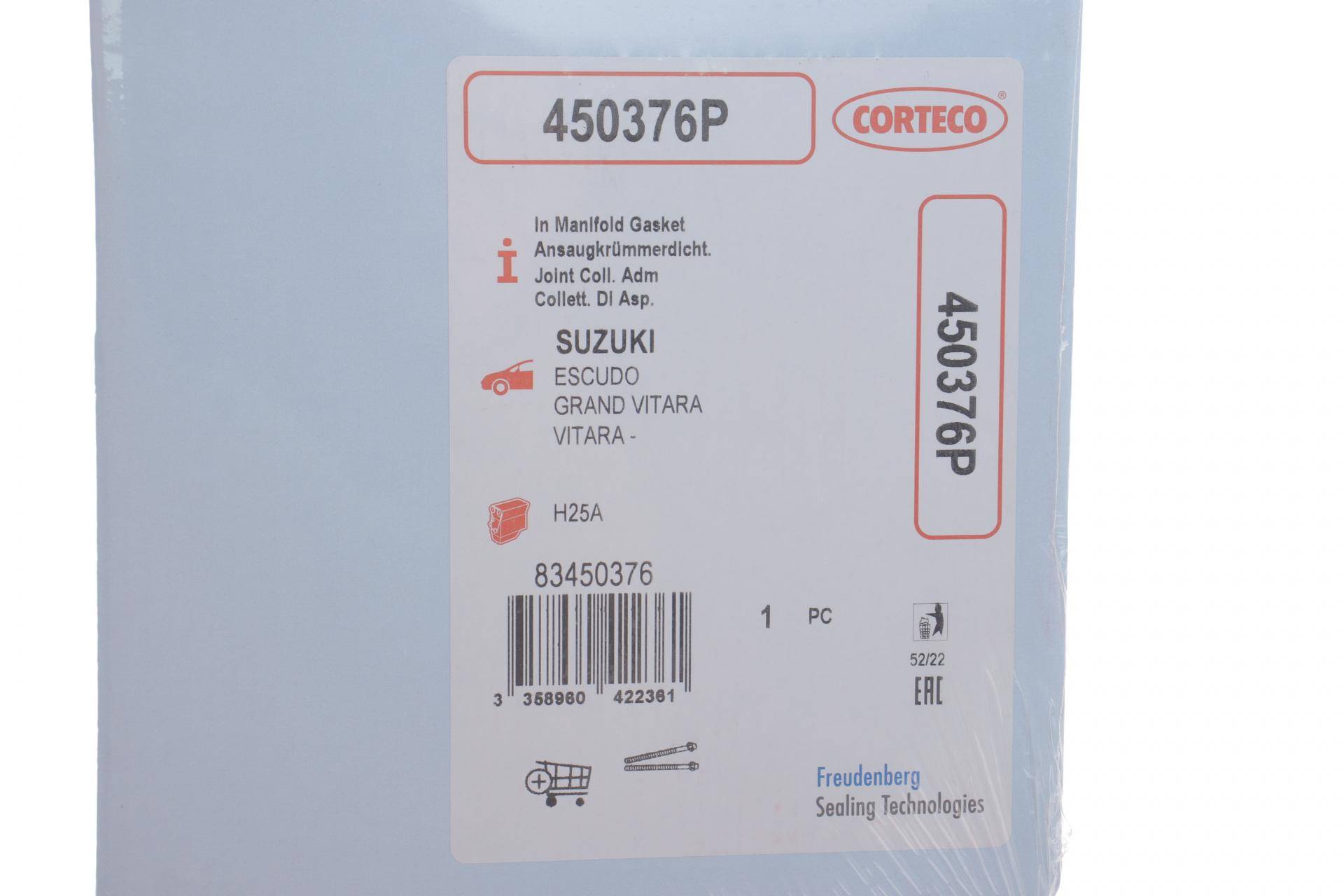 Прокладка колектора впускного Suzuki Vitara 2.0/2.5/2.7 94-06