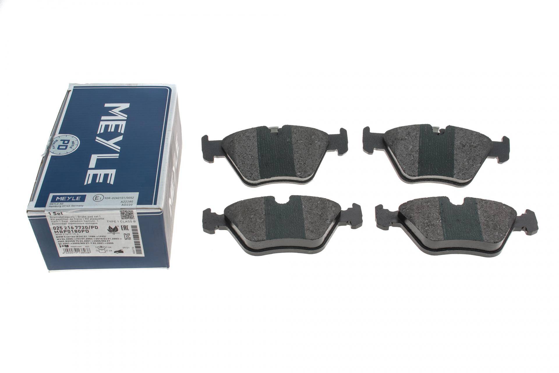 Колодки гальмівні (передні) BMW 5 (E39) 95-