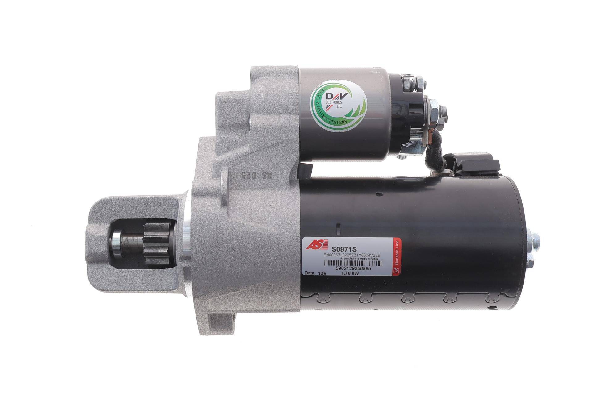 Стартер MB C-class (W205) 3.0-3.5 (M276) 13- (12V/1.7kw) (z=10)