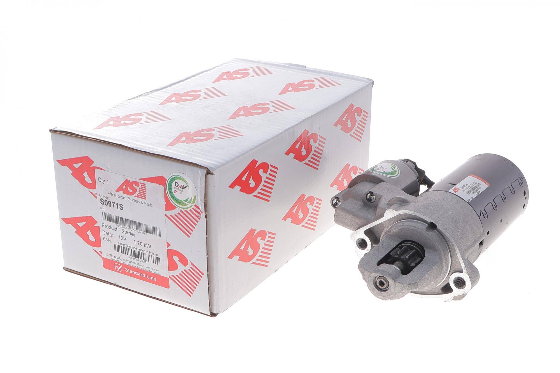 Стартер MB C-class (W205) 3.0-3.5 (M276) 13- (12V/1.7kw) (z=10)