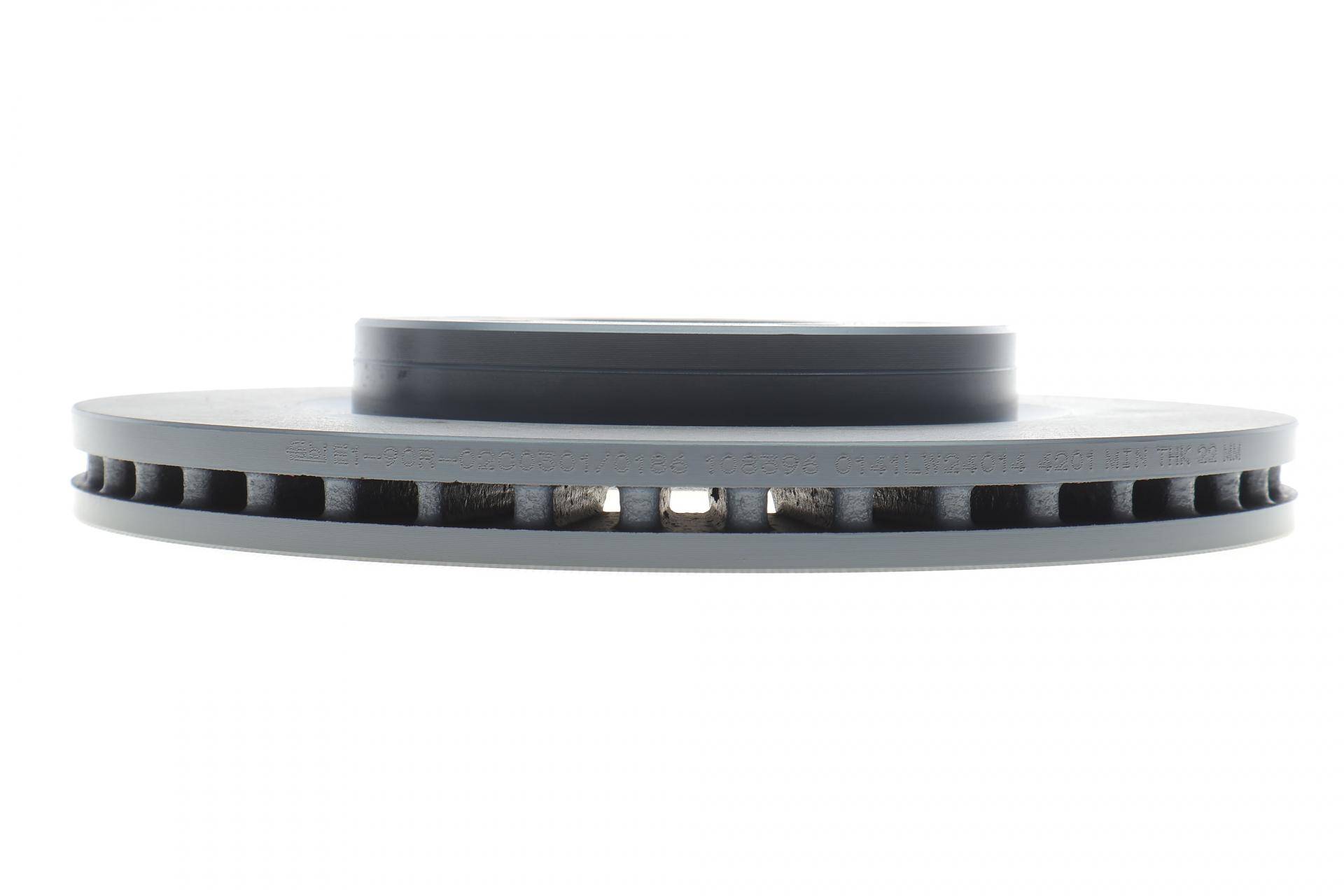 Диск гальмівний (передній) Nissan Juke/Tiida 10- (280x24) (з покриттям) (вентильований)