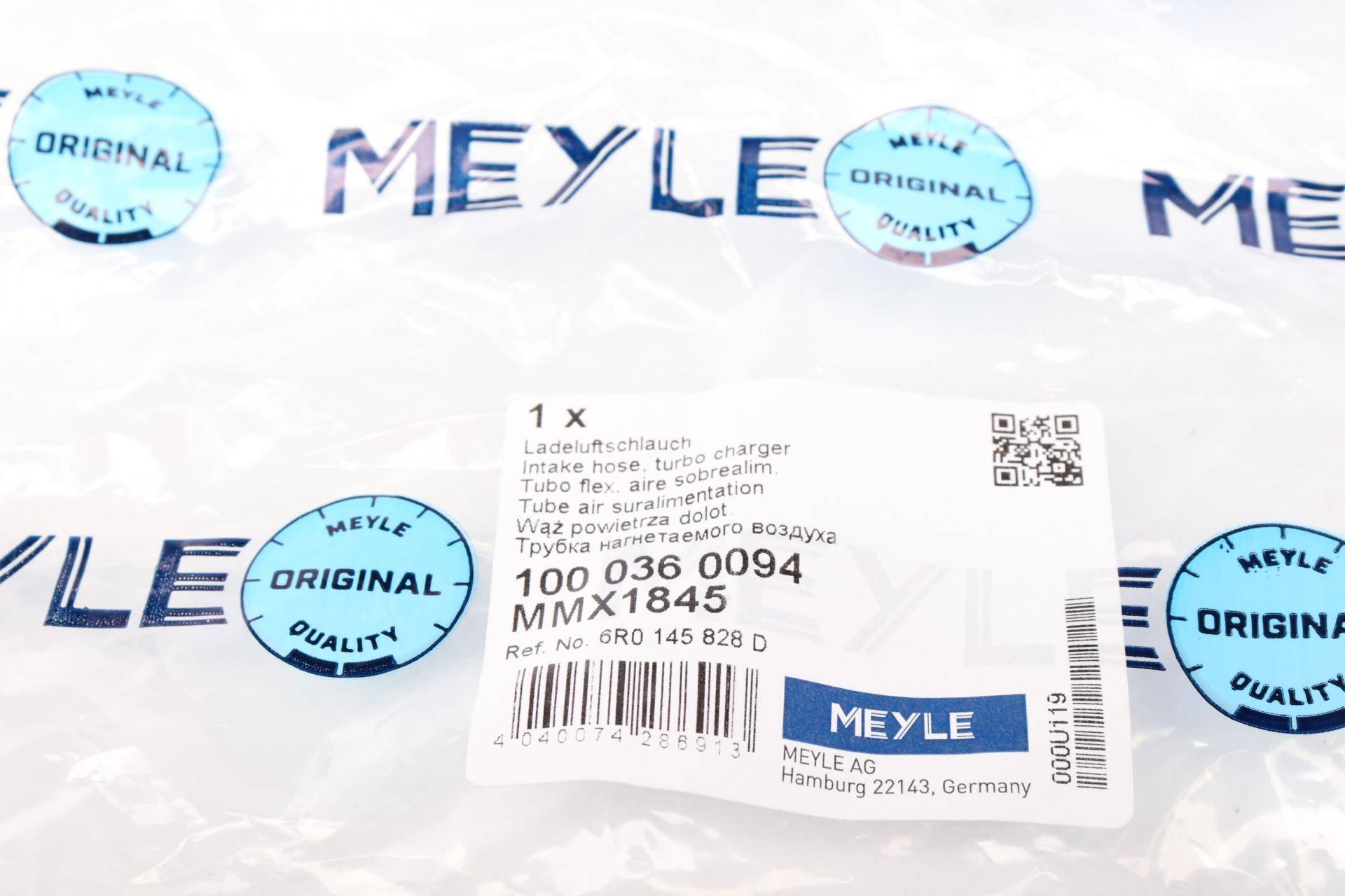 Патрубок інтеркулера (верхній) (L) Audi A1/Seat Ibiza/Toledo/Skoda Fabia/Rapid/VW Polo 1.2D/1.6D 09-