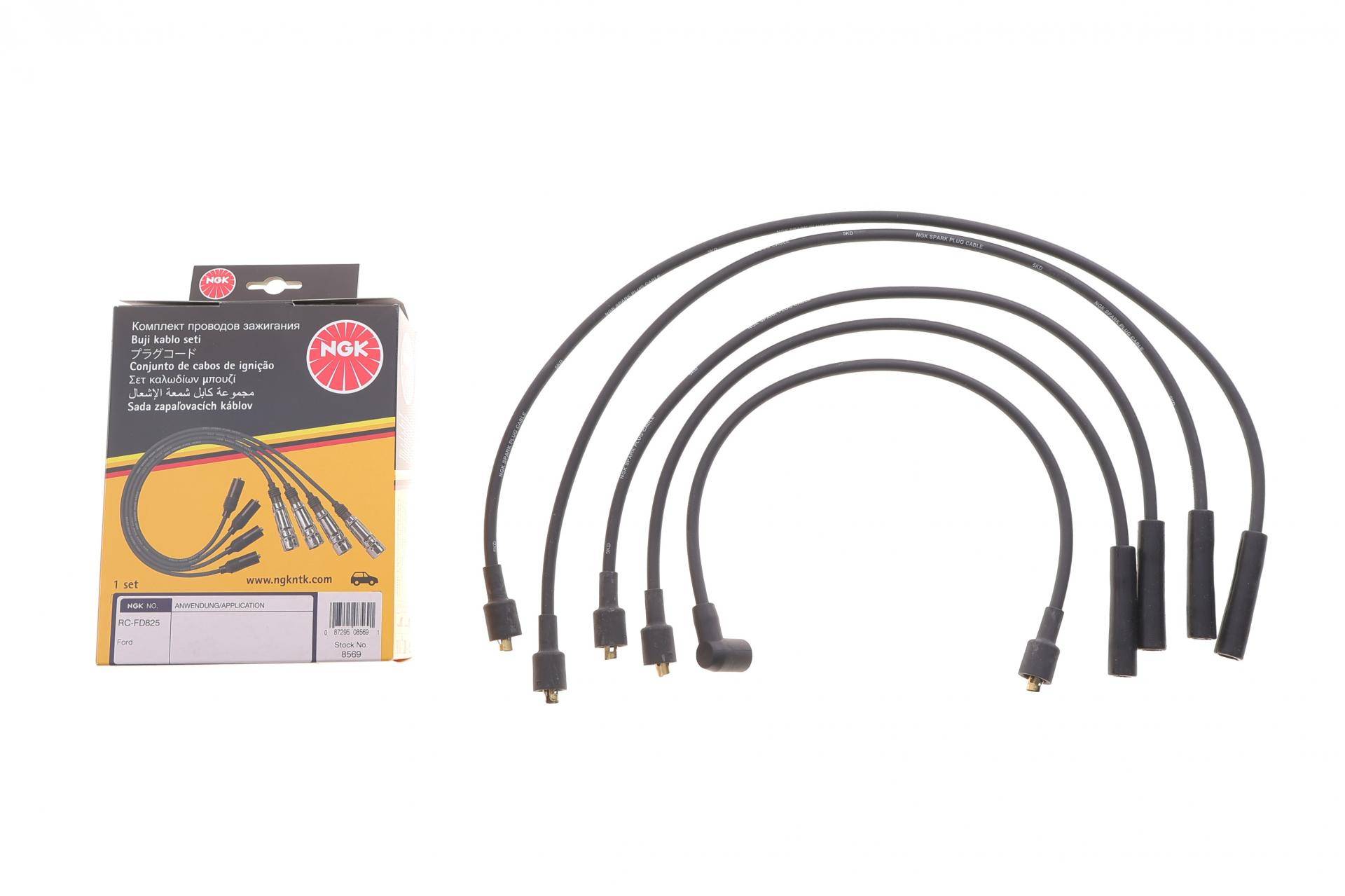 Проводи запалювання (к-кт) Ford Transit -94 (високовольтні) (RC-FD825)