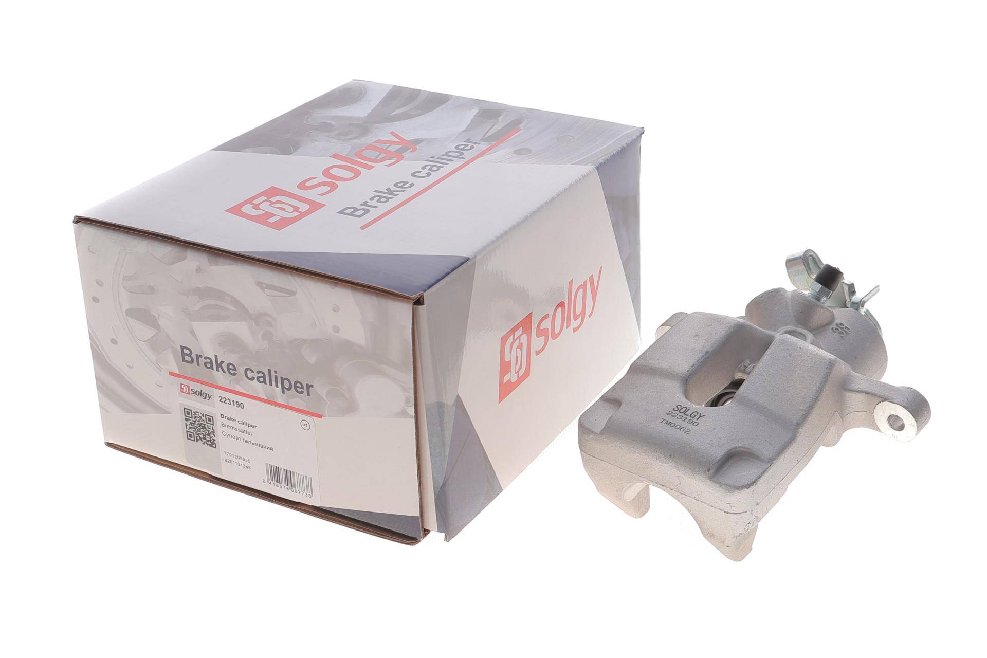 Супорт гальмівний (задній) (L) Renault Grand Scenic II 04-09 (d=38mm) (Trw)