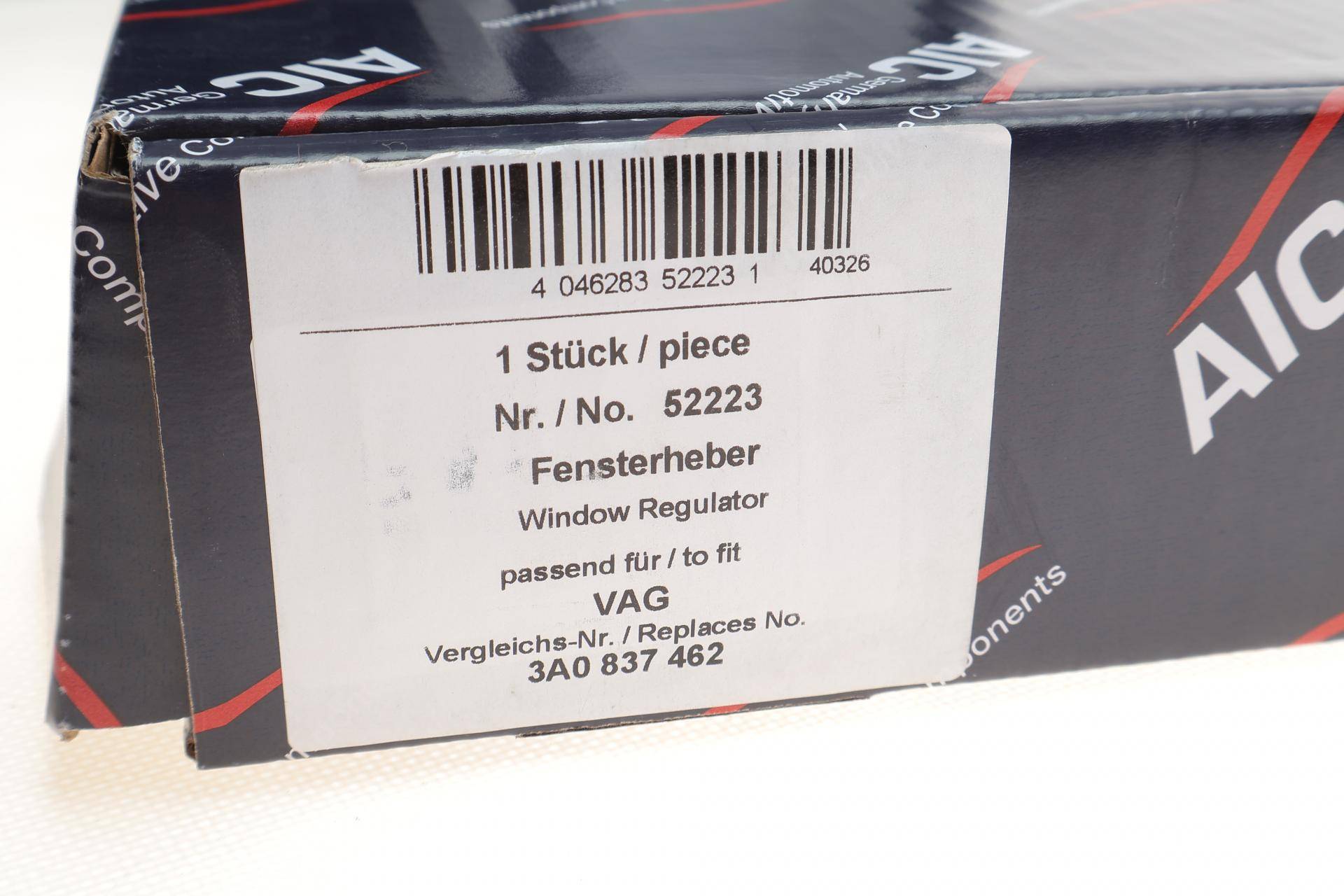 Склопідіймач (передній) VW Passat -96 (R) (електро) (без моторчика)