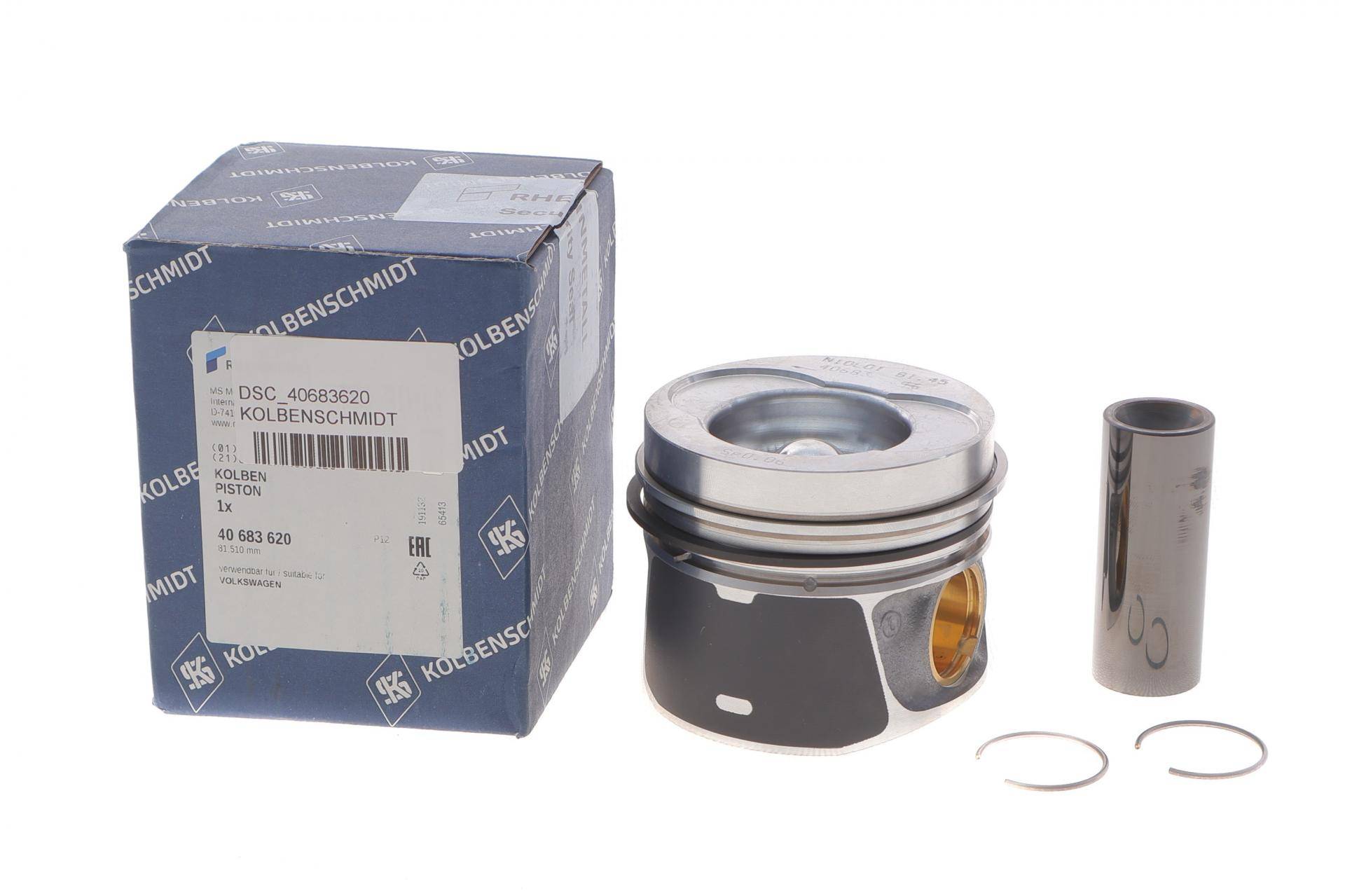 Поршень VW Crafter 2.5TDI 06-13 (81.51mm/+0.50)(без одного кільця)