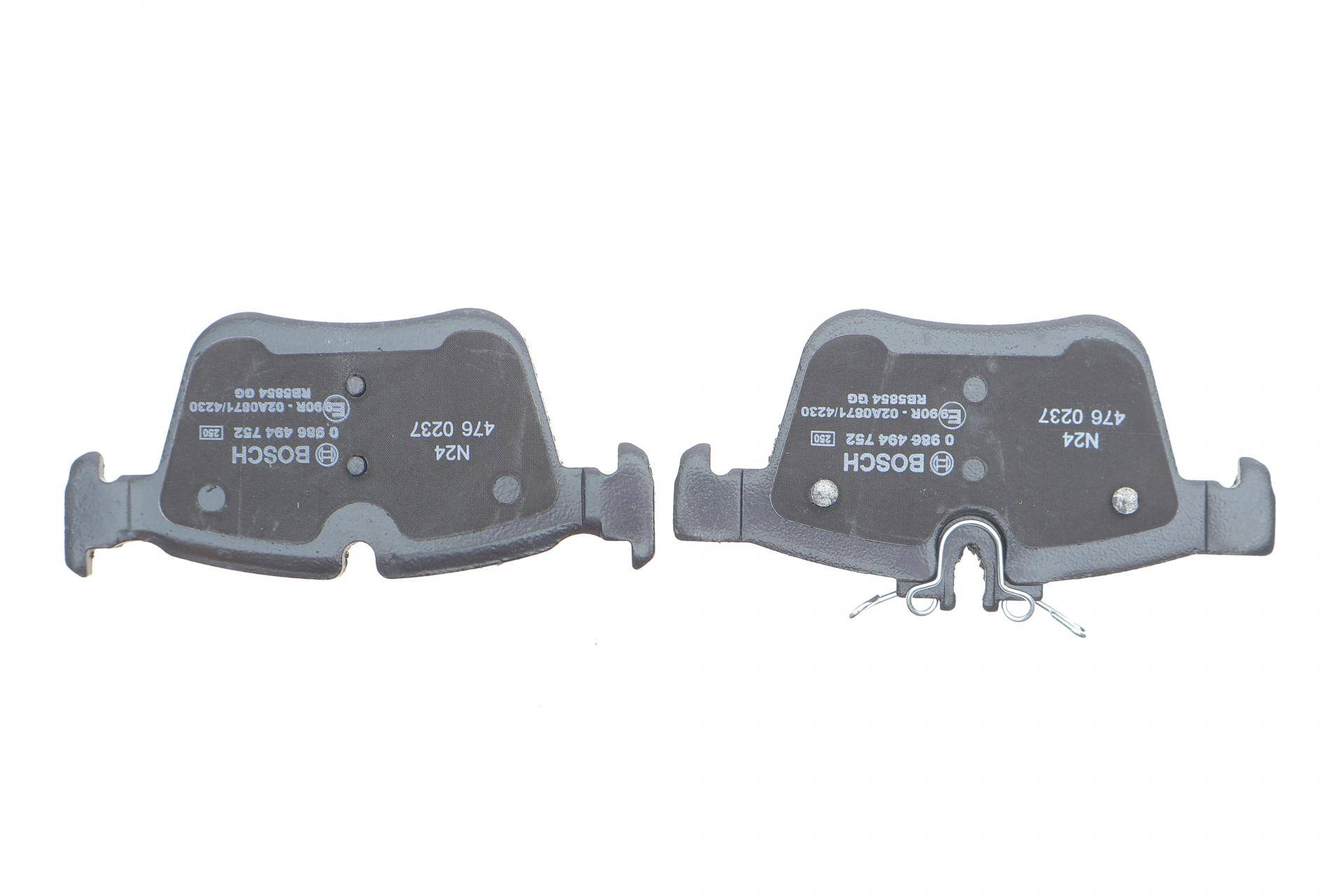 Колодки гальмівні (задні) MB C-class (W205/S205/C205/A205) 13- (з датчиком)