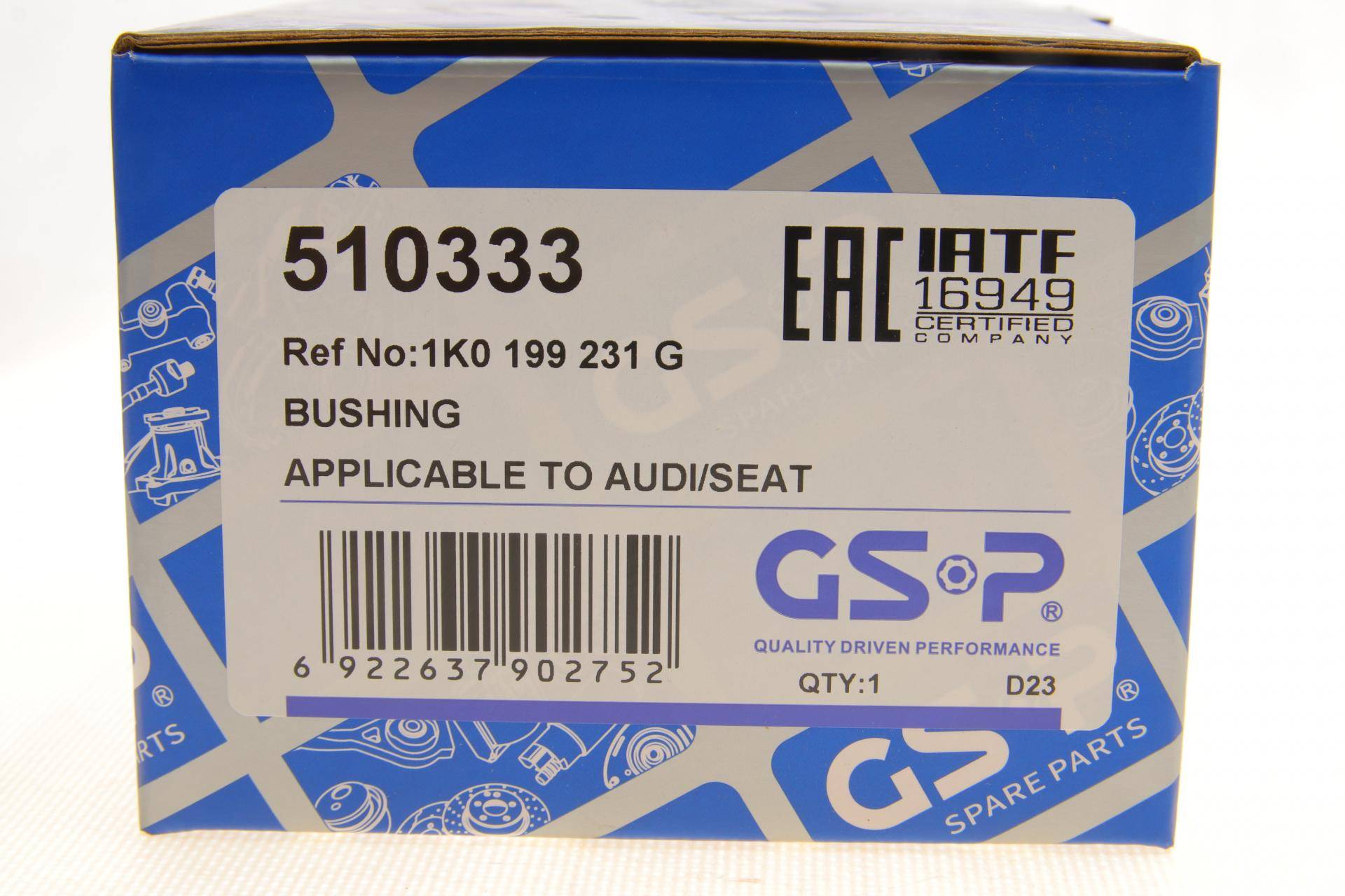 Сайлентблок важеля (переднього/ззаду) VW Caddy 03- (L)