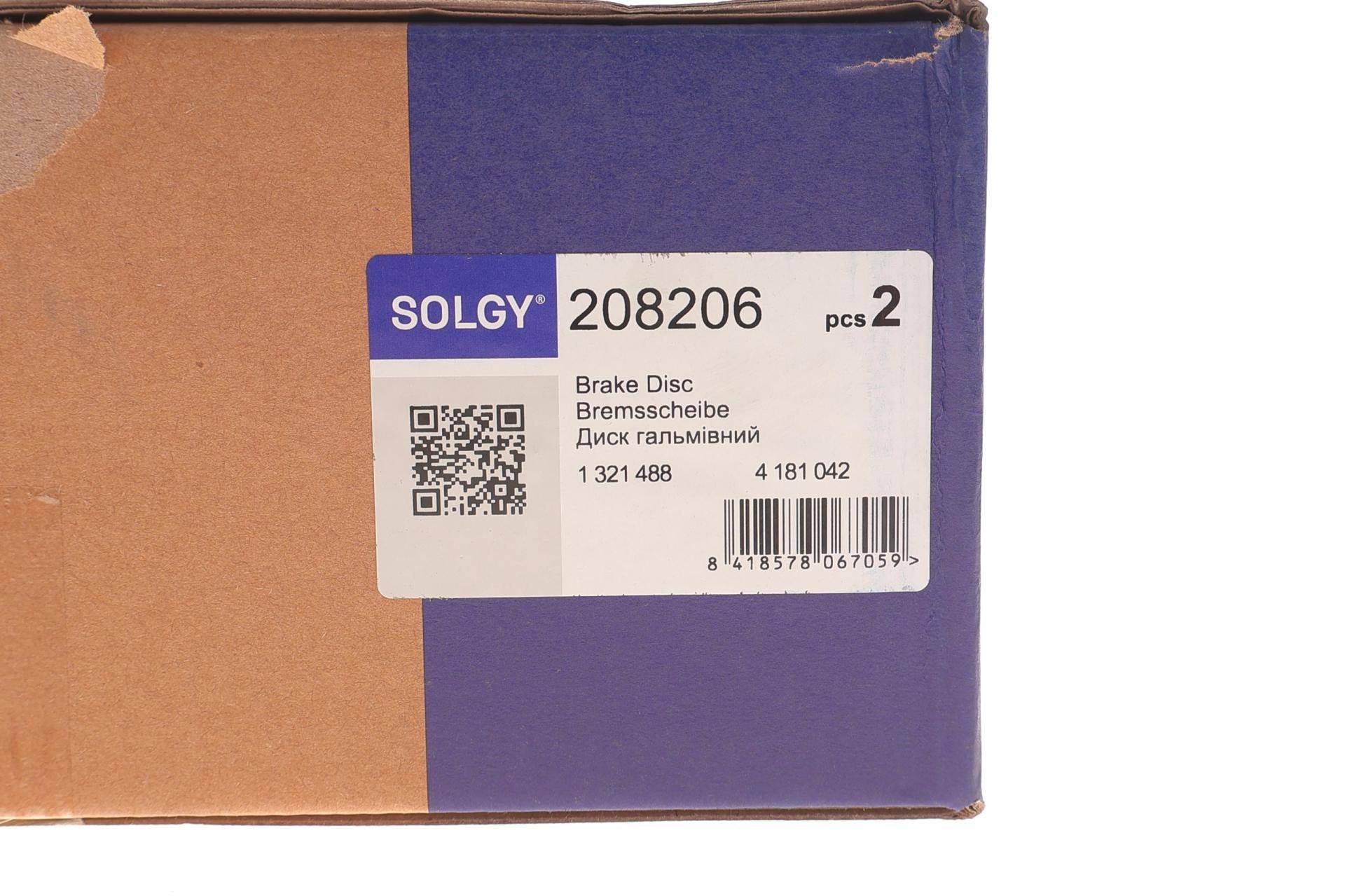 Диск гальмівний (передній) Ford Mondeo III 1.8-2.2 (300x23.9)