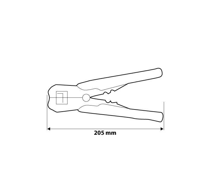 Стрипери (знімач ізоляції) Ø0,5-6,0 мм 205 мм
