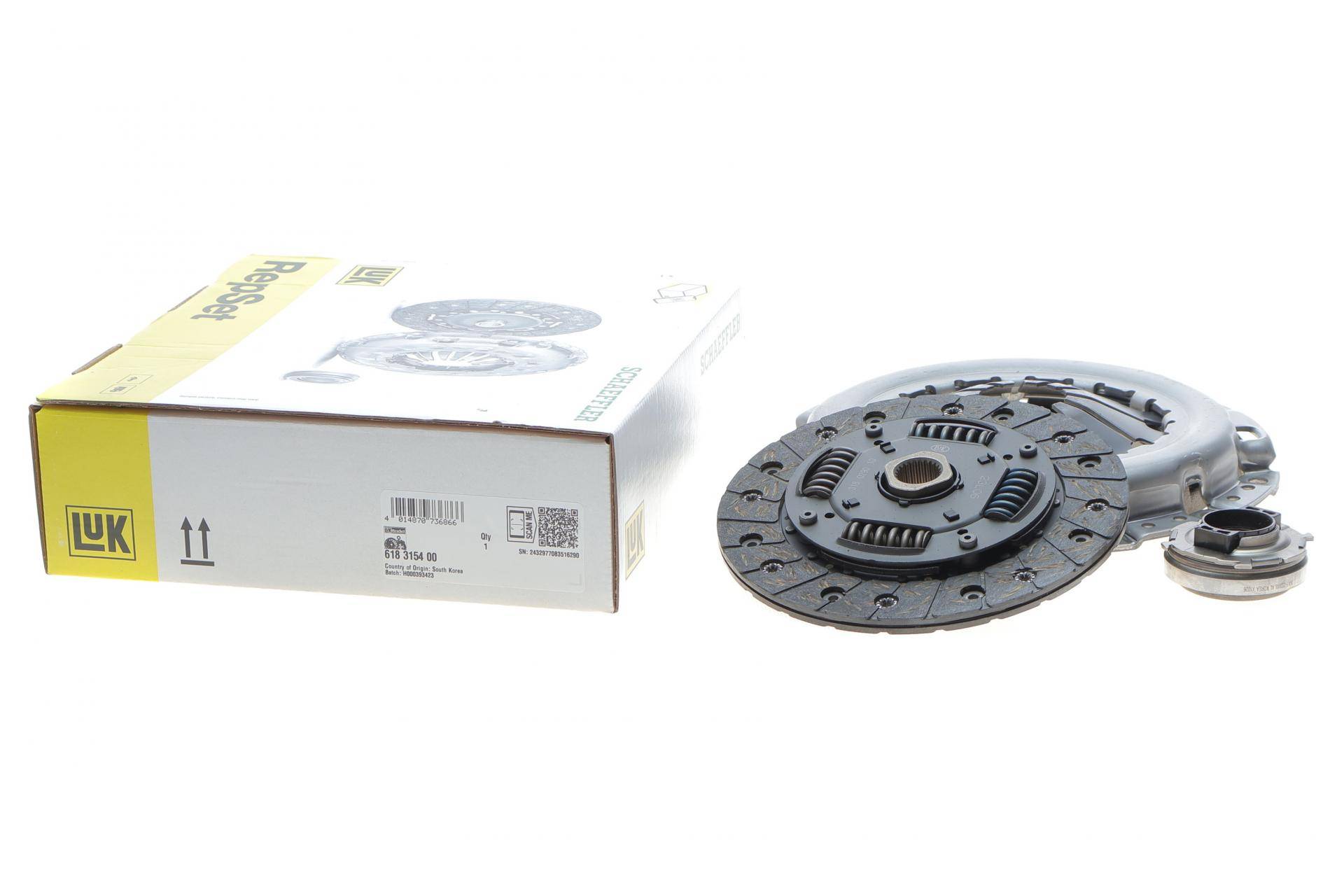 Комплект зчеплення Kia Picanto III 1.0 17- (d=180mm) (+вижимний)