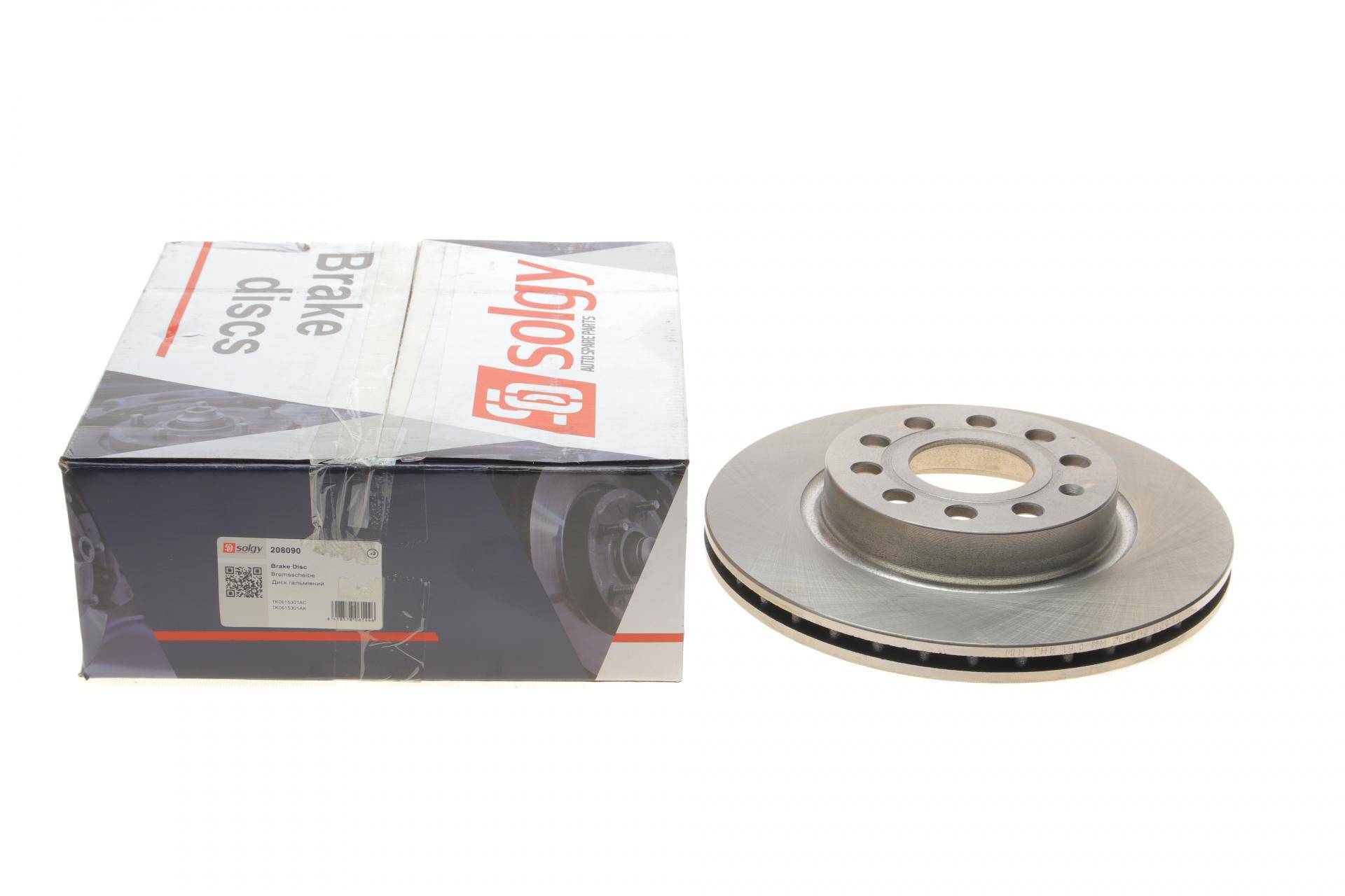 Диск гальмівний (передній) VW Caddy 04- (280x22)