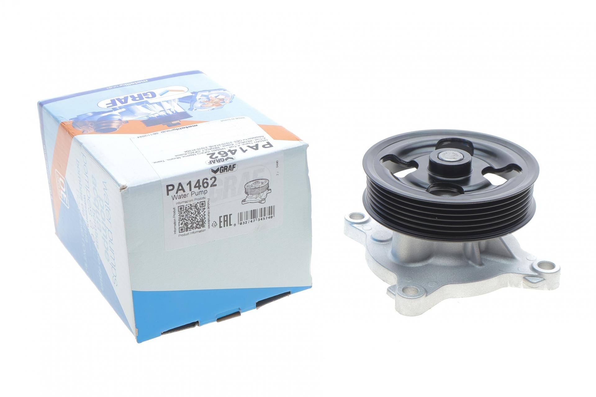 Помпа води Nissan X-Trail 2.5 13-/Renault Koleos 2.5 16- (B/B) (6 лопастей)