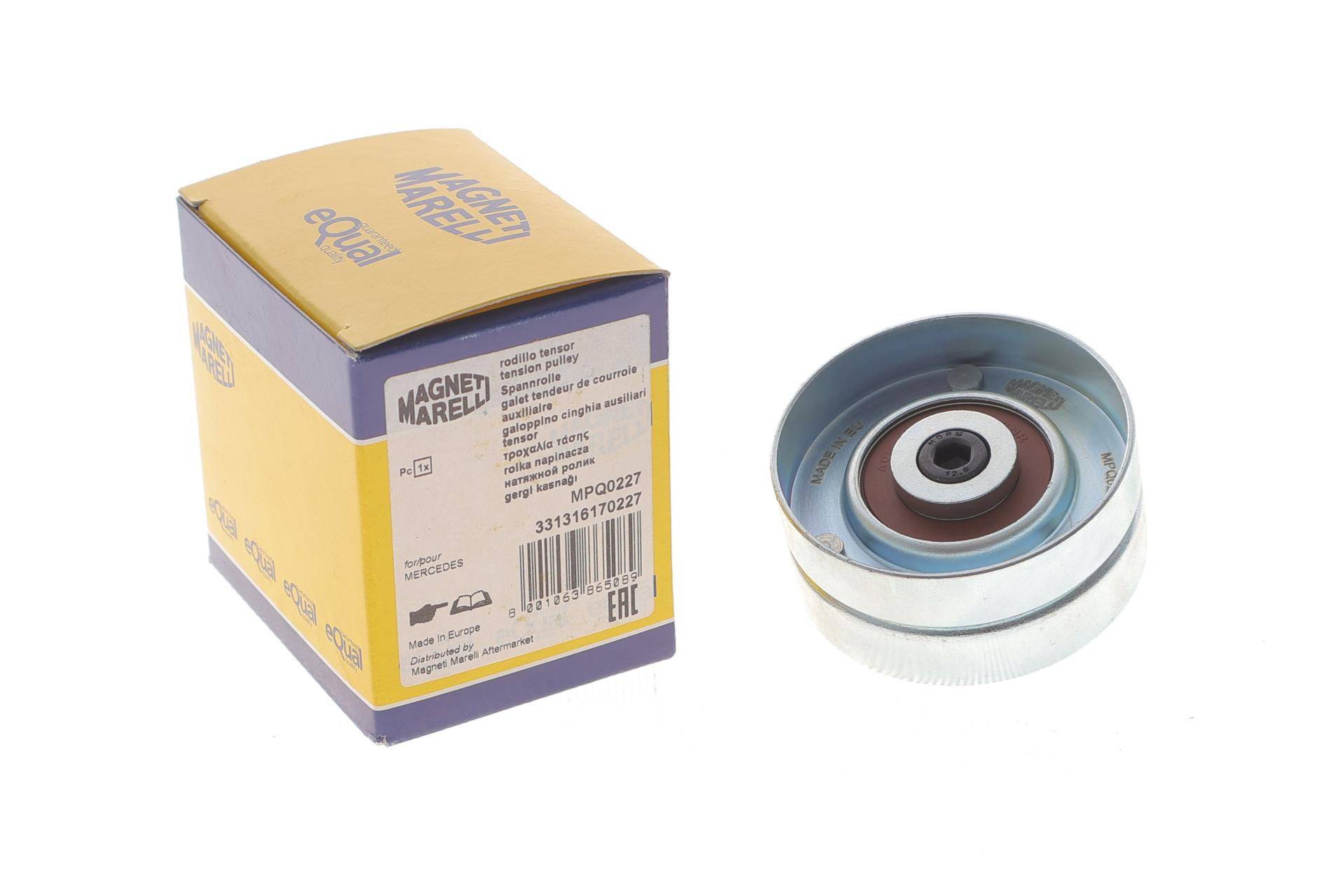 Ролик генератора MB C200/E200 2.0/2.7CDI 02- (натяжний) (65x30) (MPQ0227)