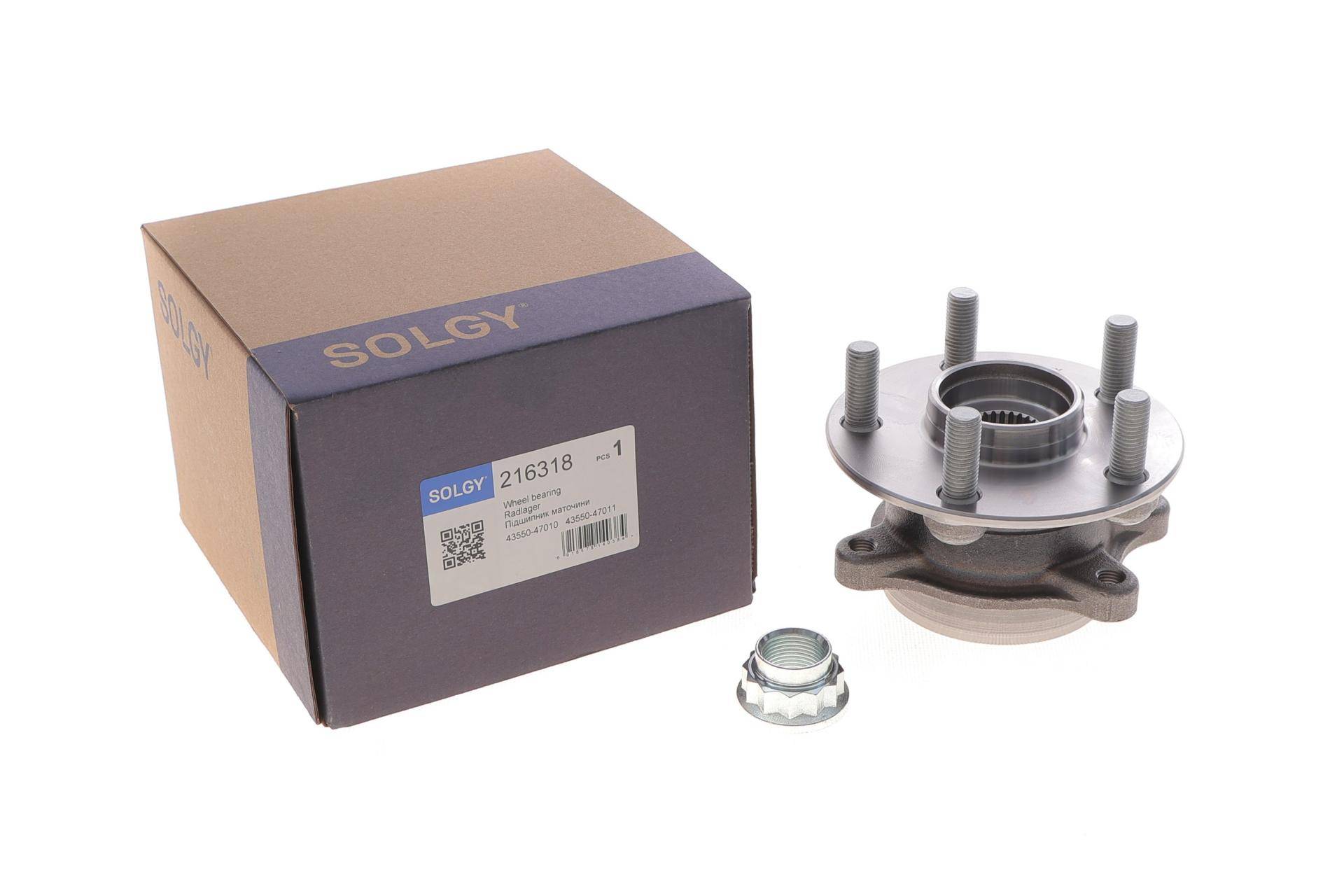 Підшипник маточини (передньої) Toyota Prius 1.8 Hybrid 08-