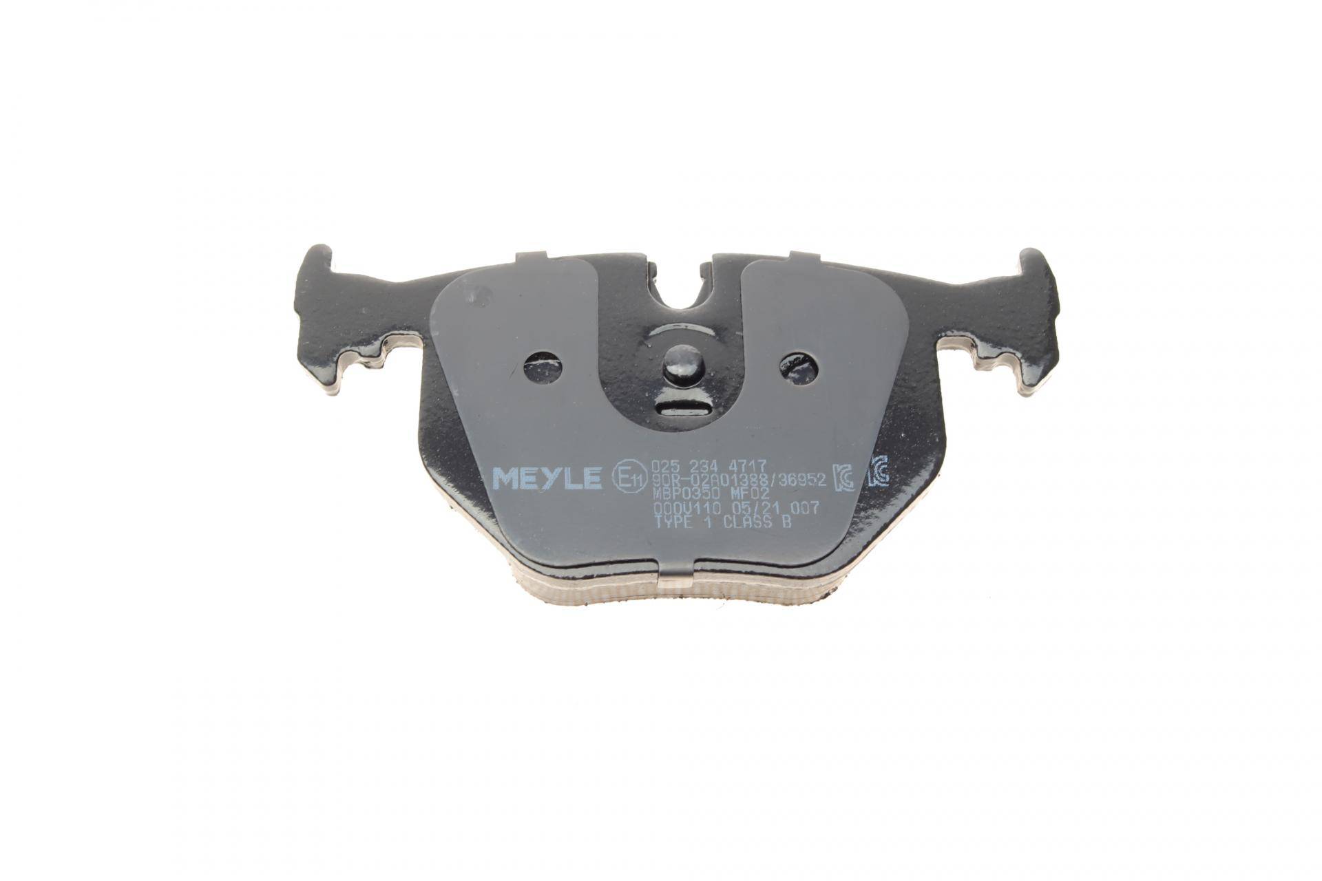 Колодки гальмівні (задні) BMW 7 (E65/E66/E67) 01-08 (Ate) M54/M57/N52/N62