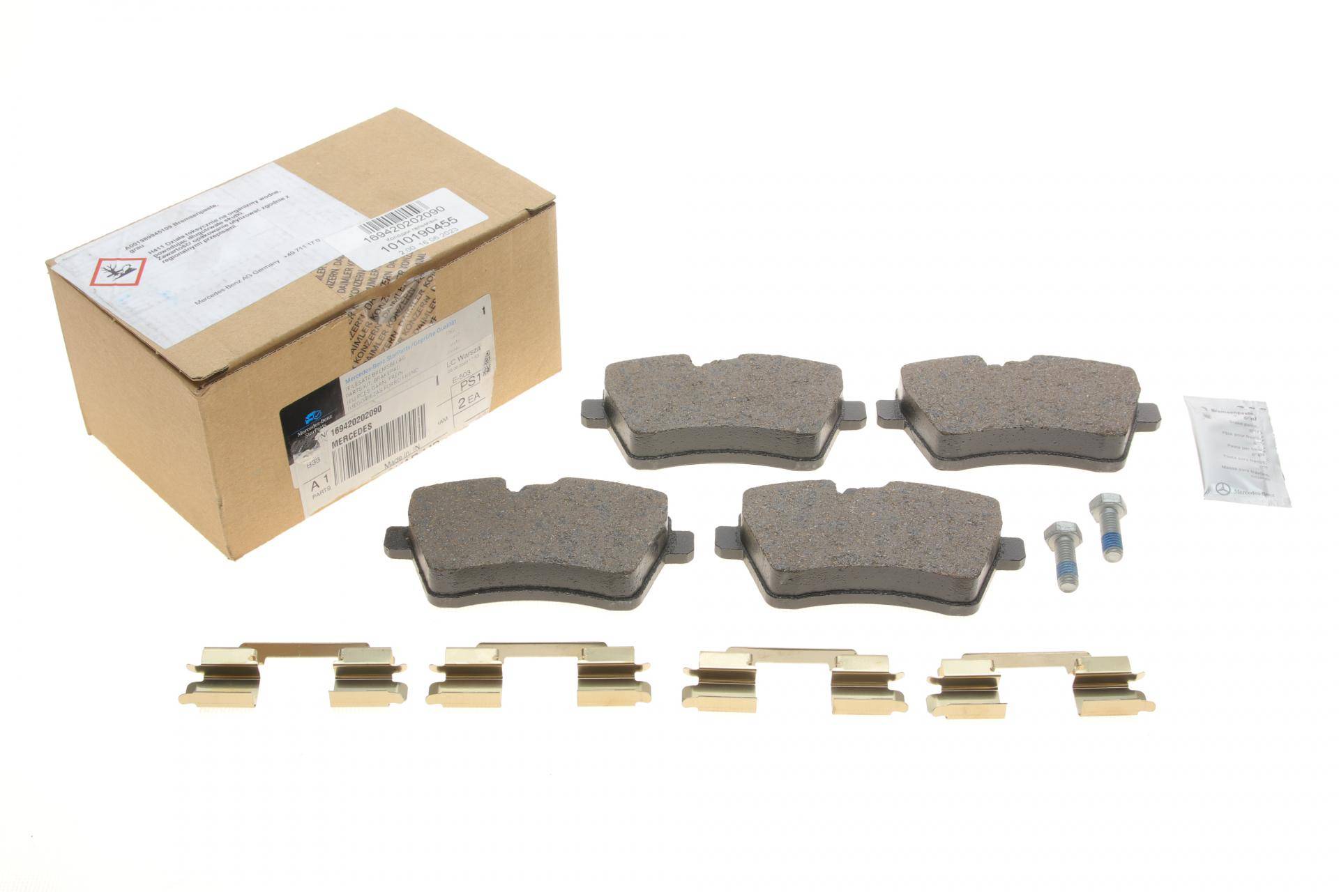 Колодки гальмівні (передні) MB A-class (W169) 04-12/B-class (W245) 05-11