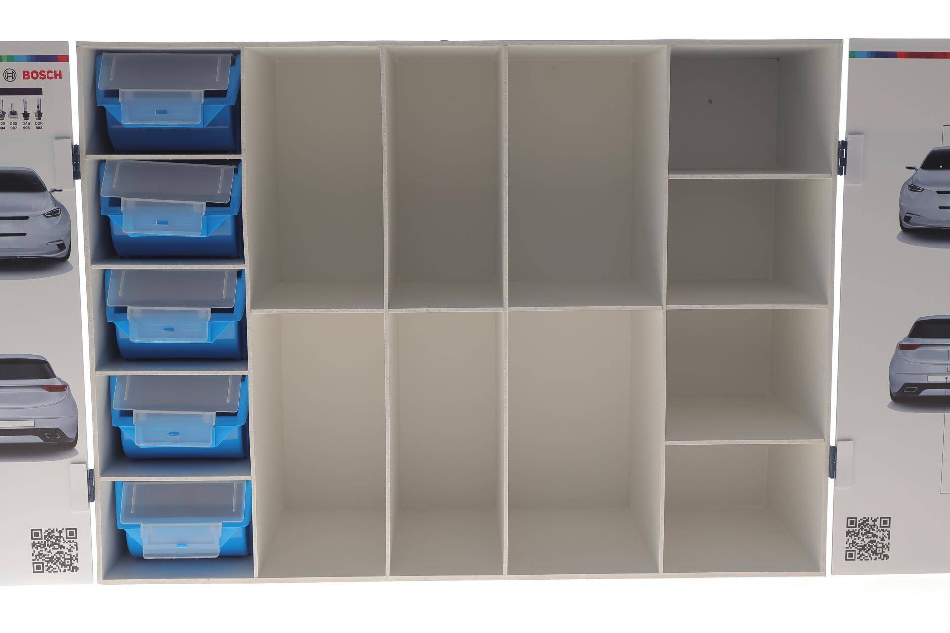 Брендований стенд-органайзер BOSCH (560х420х185 мм)