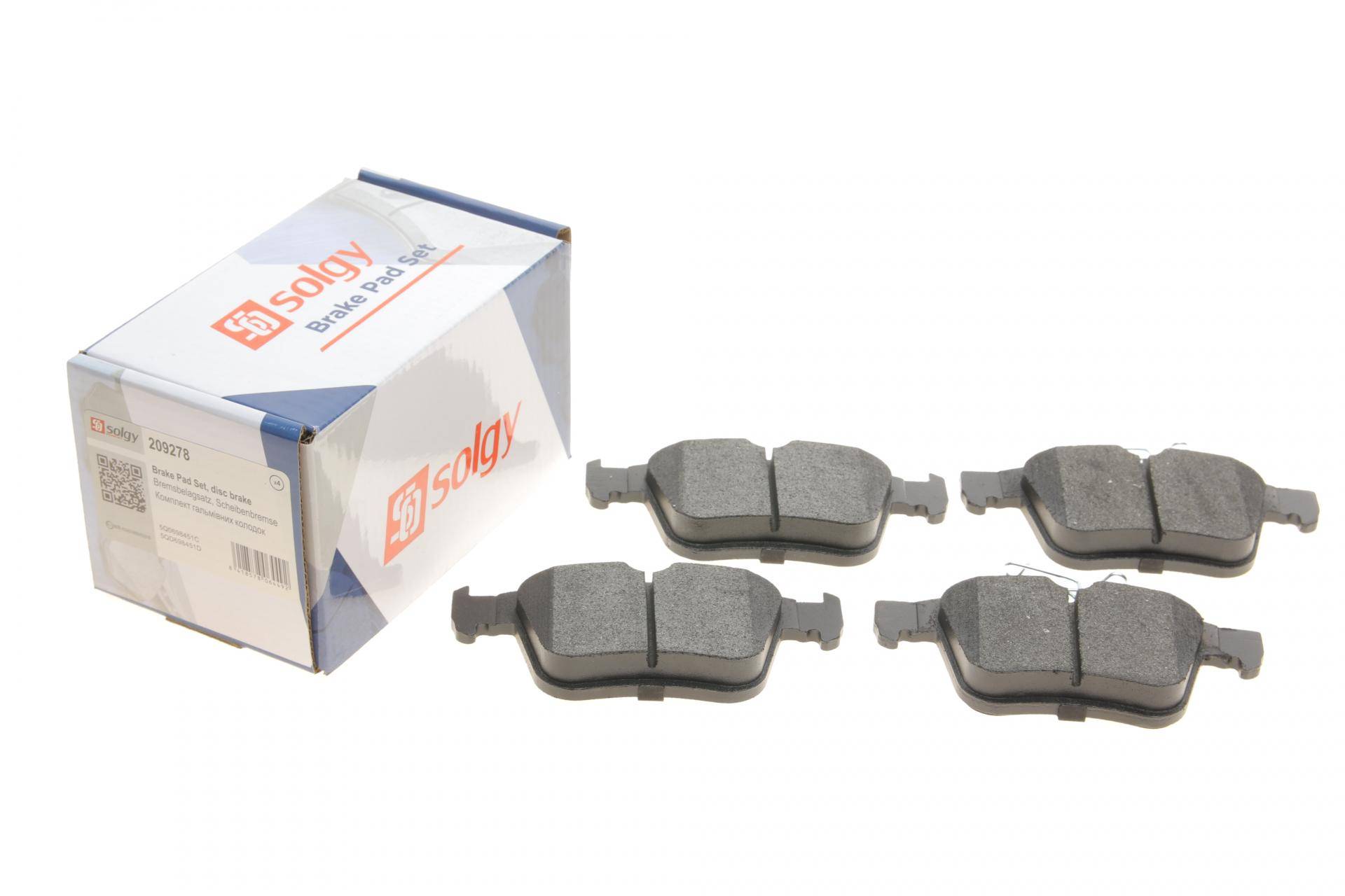 Колодки гальмівні (задні) Audi A3/VW Golf 12-/Touran/Passat B8 14-/Skoda Karoq 17-/Octavia 20-