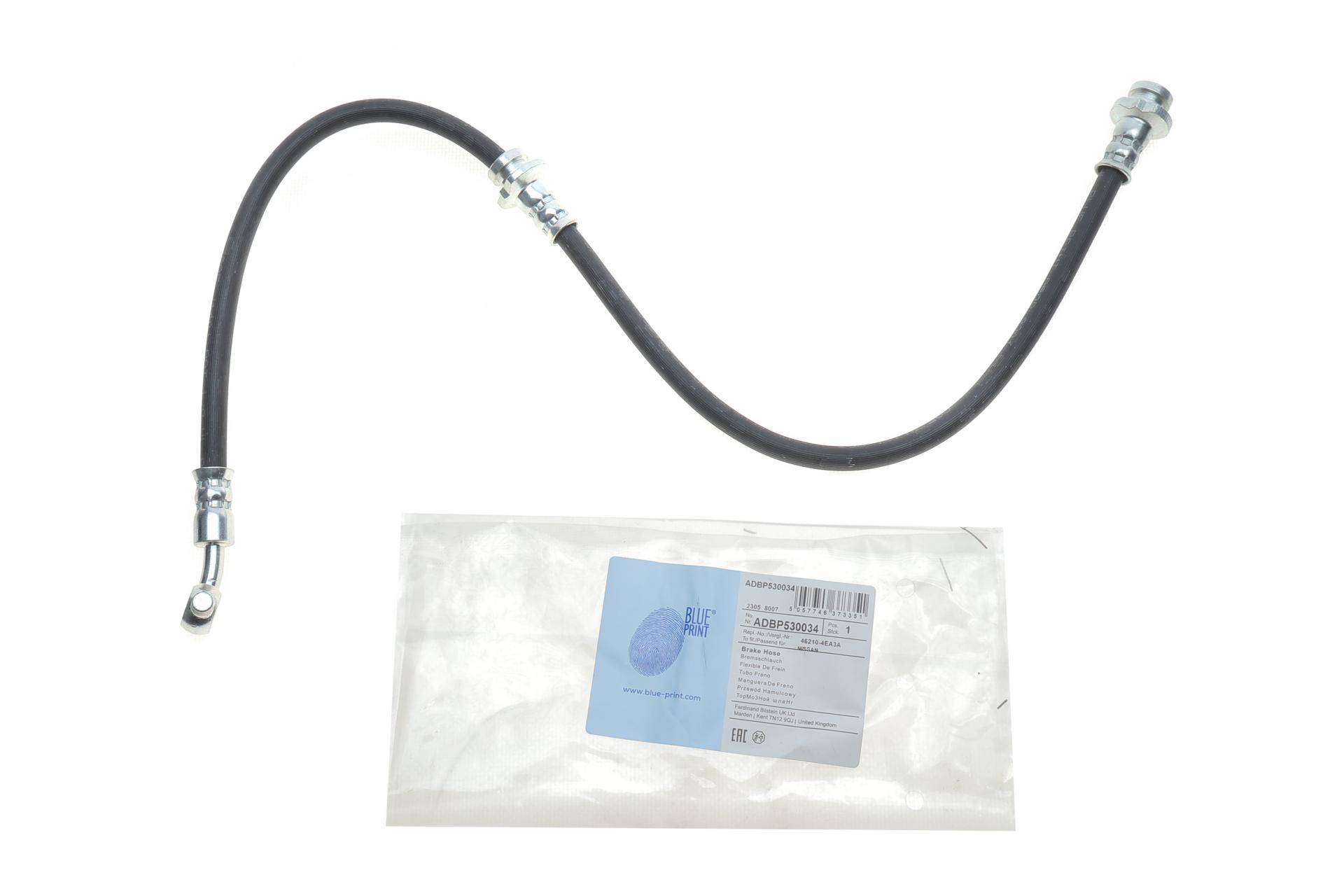 Шланг гальмівний (передній) Nissan Qashqai/Renault Kadjar 13- (R) (614mm)