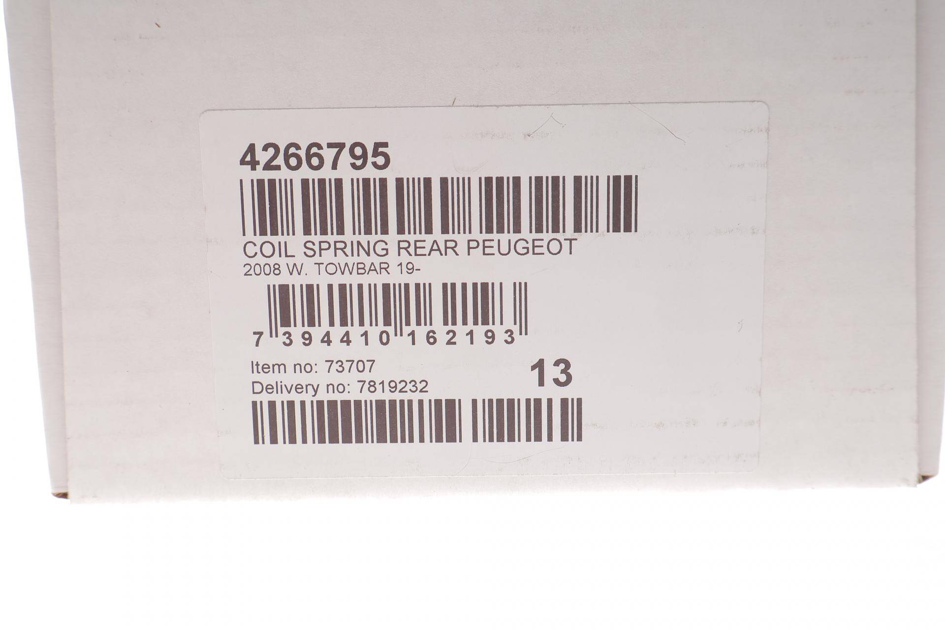 Пружина (задня) Peugeot 2008 1.2 PureTech/THP/1.5 BlueHDi 19- (SUV) (з вбуд.акт.кінем.зад.осі)