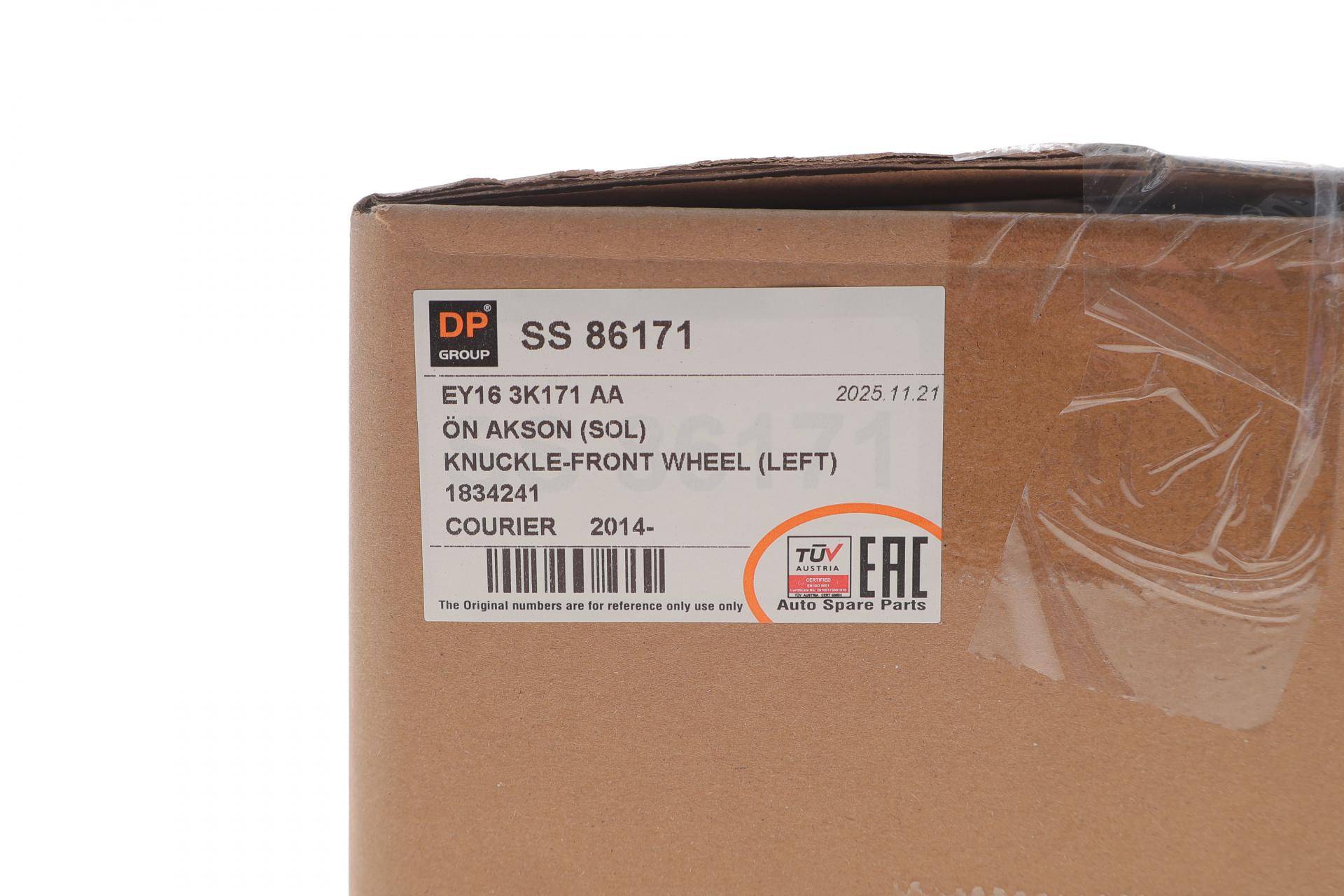 Кулак поворотний (цапфа) (передня/L) Ford Transit Courier 14-23