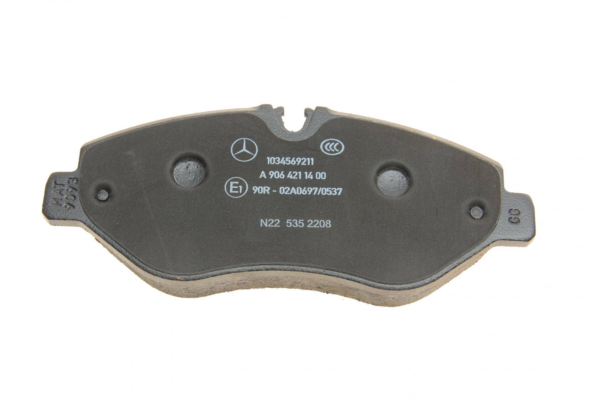 Колодки гальмівні (передні) MB Sprinter (B906/B907/B910)/VW Crafter 06-/MB Vito (W639) 03-