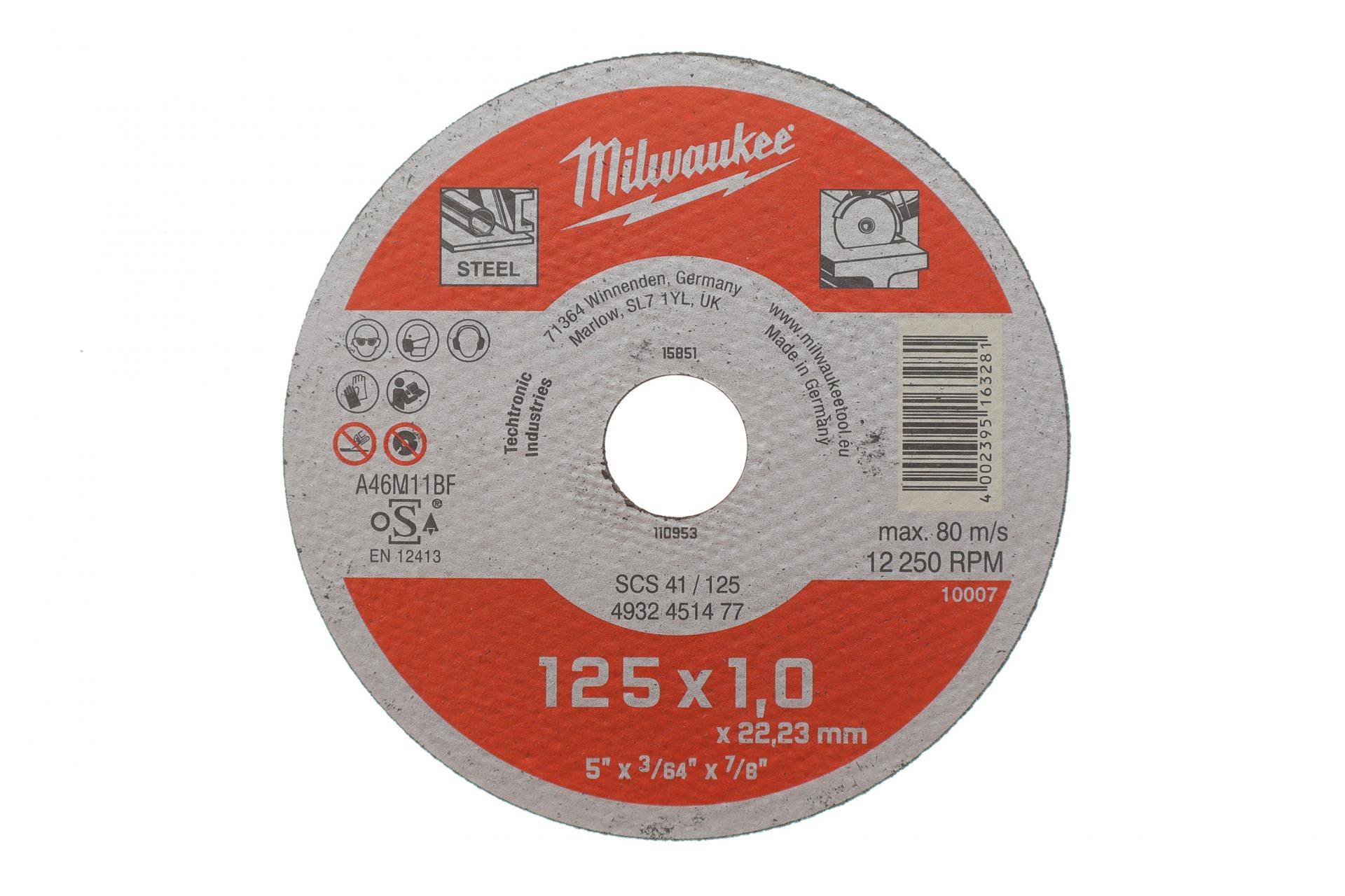 Круг відрізний 125x1x22,00 мм SCS41 Contractor series