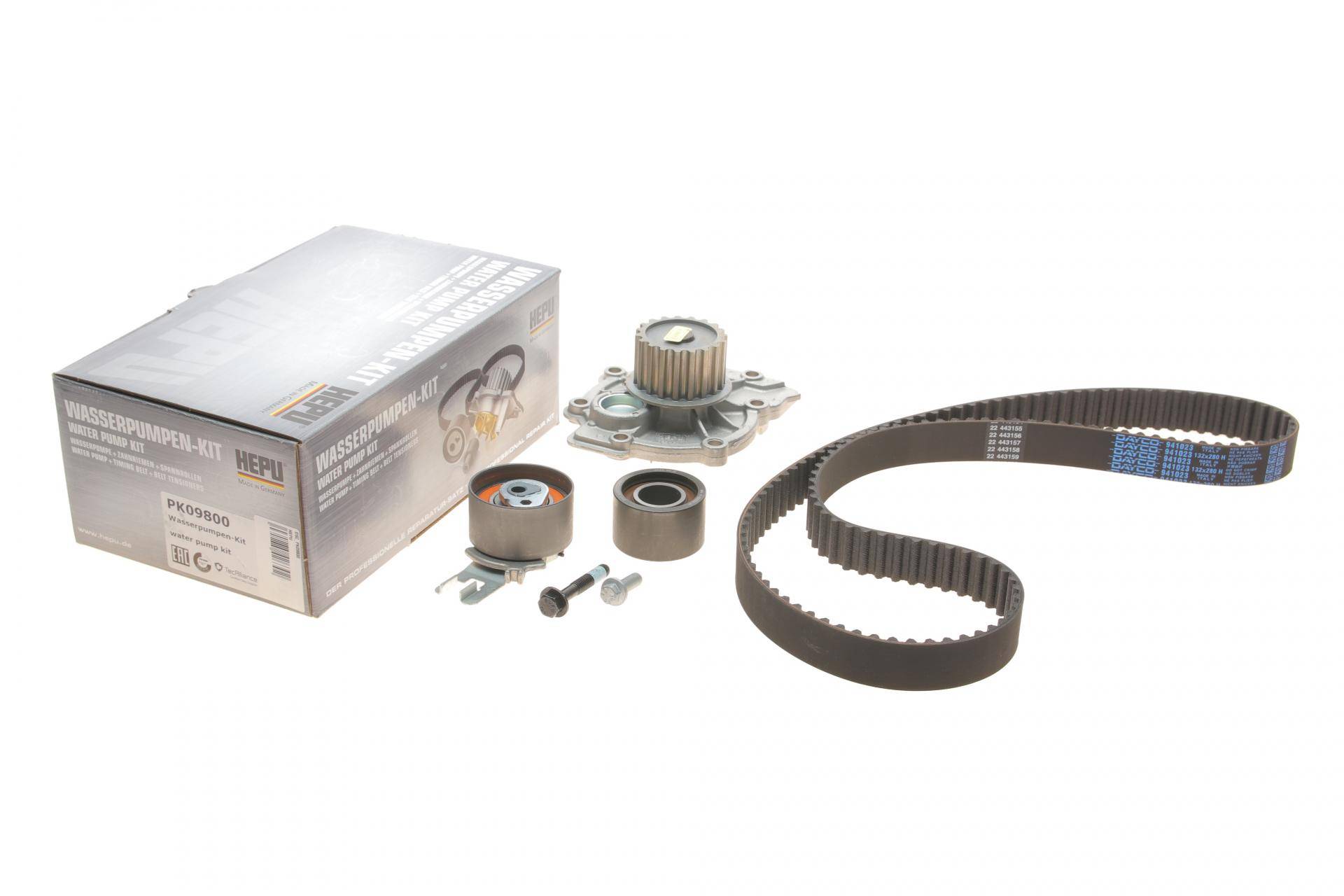 Комплект ГРМ + помпа Volvo C30/C70/S60/S40/S80 2.0-2.4D 01- (132x28)(без болтів та прокладки)