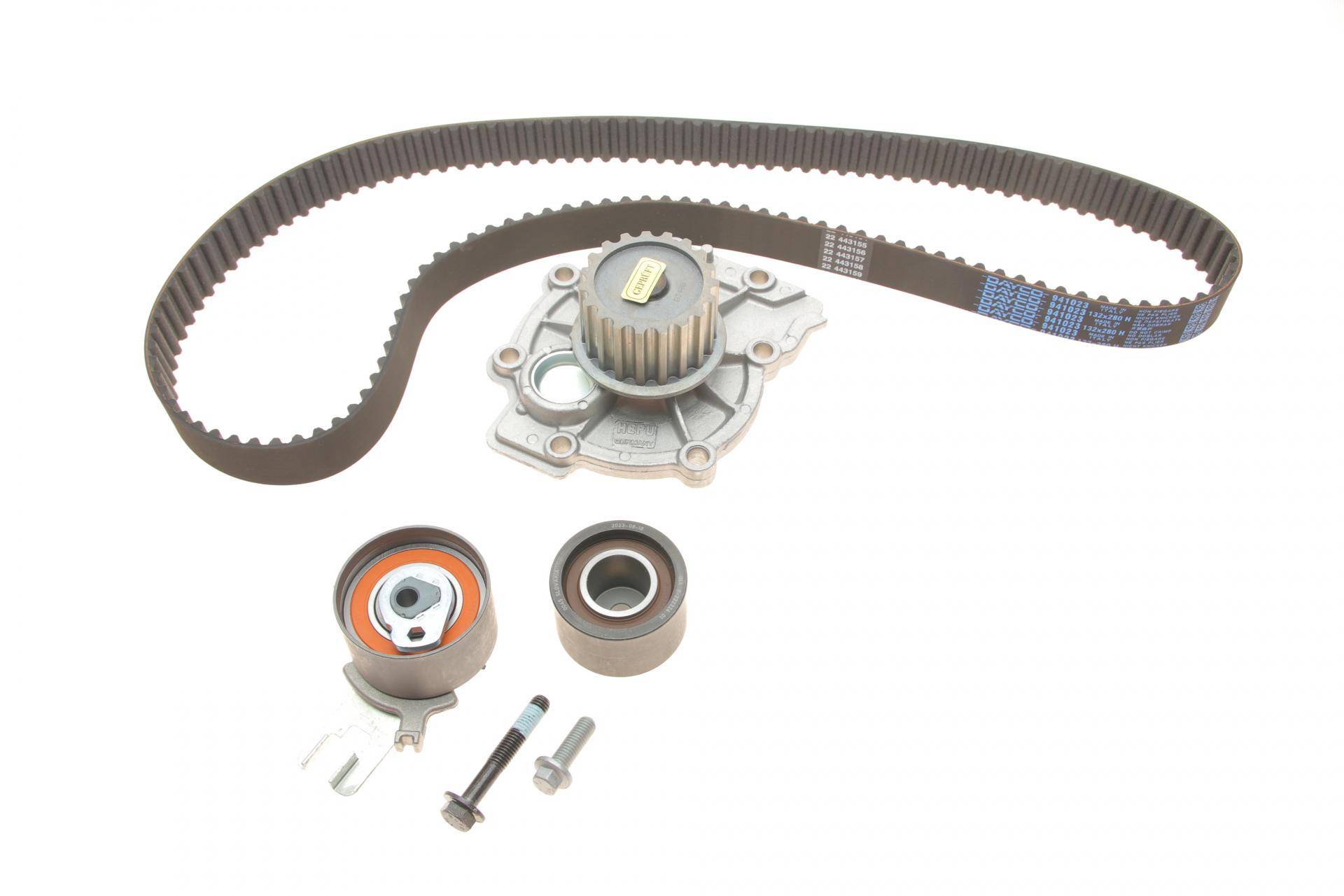 Комплект ГРМ + помпа Volvo C30/C70/S60/S40/S80 2.0-2.4D 01- (132x28)(без болтів та прокладки)