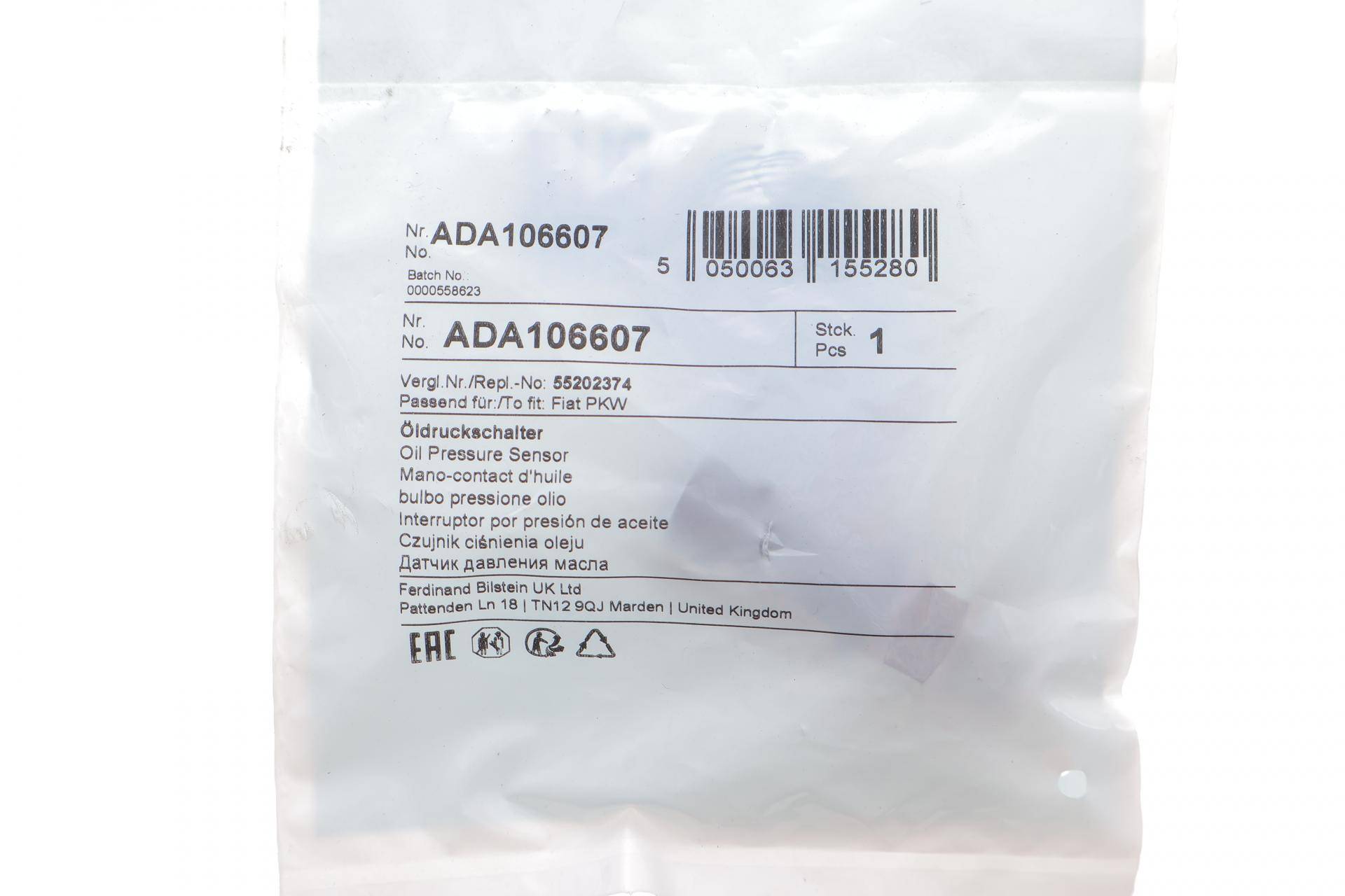 Датчик тиску оливи Citroen Jumper/Peugeot Boxer 2.8HDi 95- (M14x1.5) (чорний)