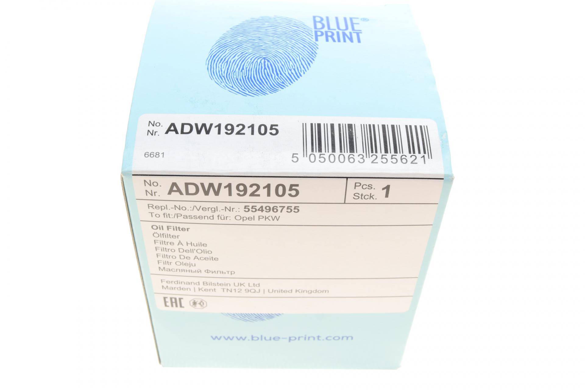 Фільтр масляний Opel Astra K 1.0/1.4 15-/Insignia B 1.5/2.0 16V 17-