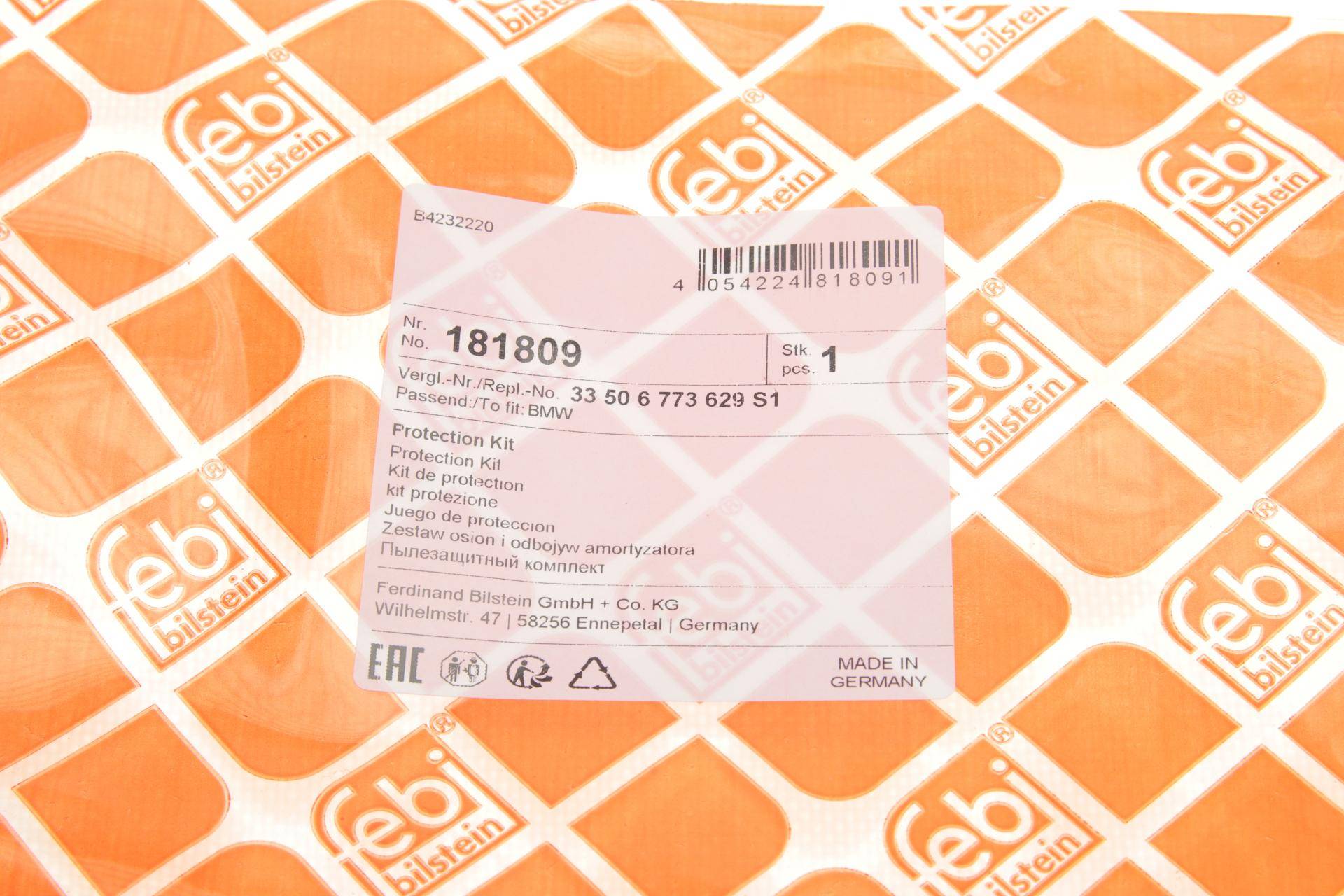 Пильник + відбійник амортизатора (заднього) BMW 3 (E91/E93) 05-11 (к-кт 2 шт.)