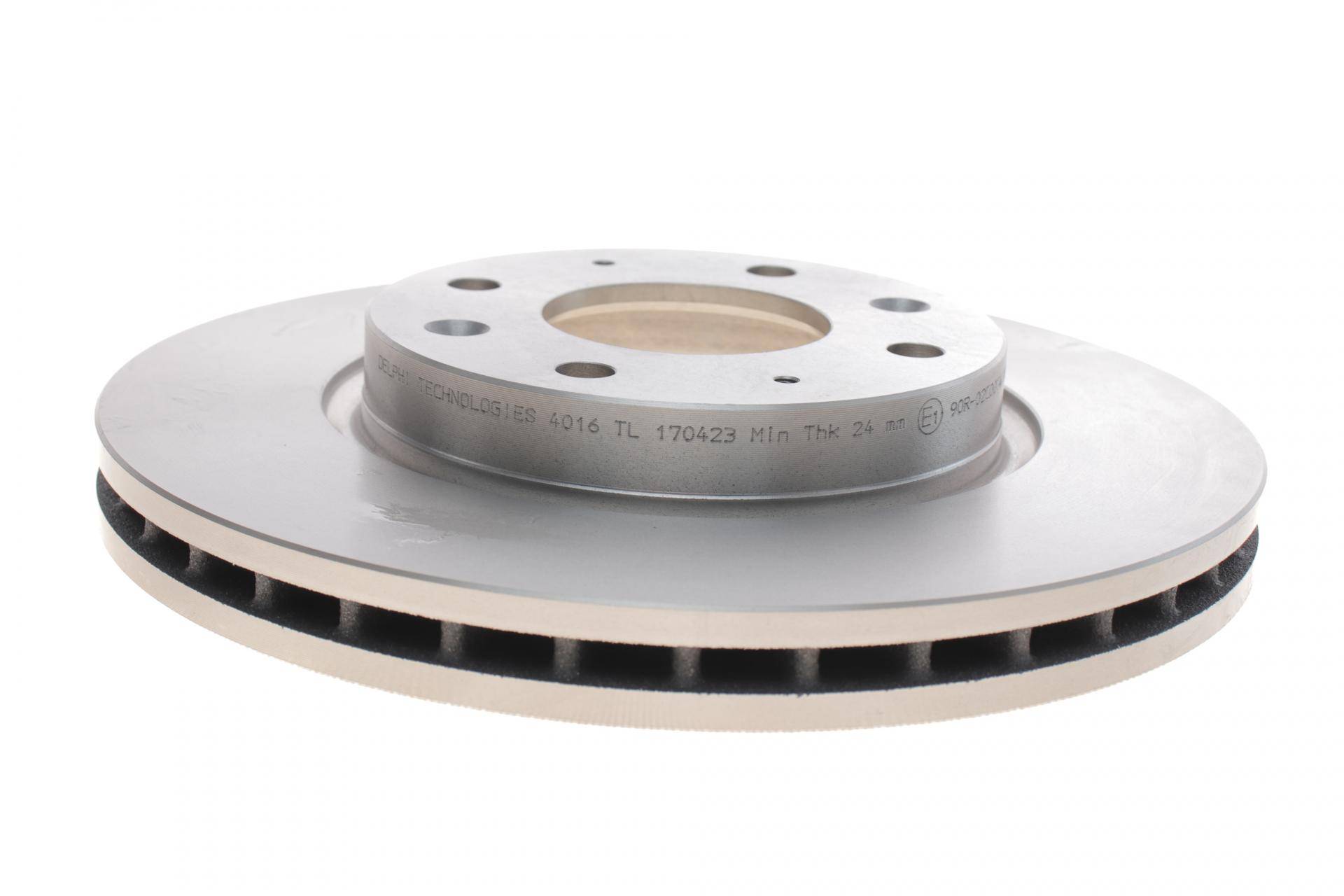 Диск гальмівний (передній) (к-кт 2шт) Kia Cerato 04- (275x26) (з покриттям) (вентил.)