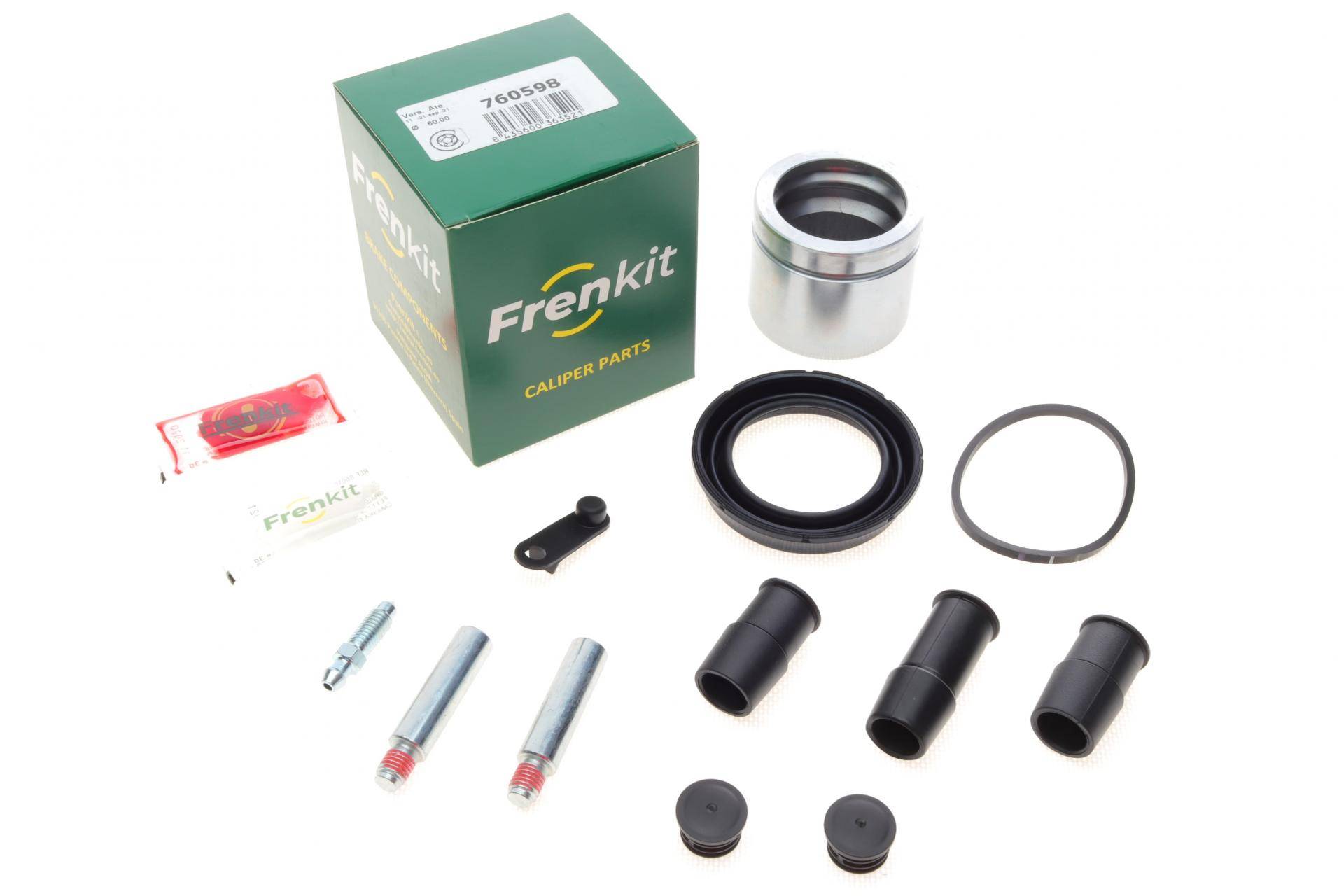 Ремкомплект супорта (переднього) Opel Vectra 02- (d=60mm) (Ate)(+ поршень/направляюча) SuperKit