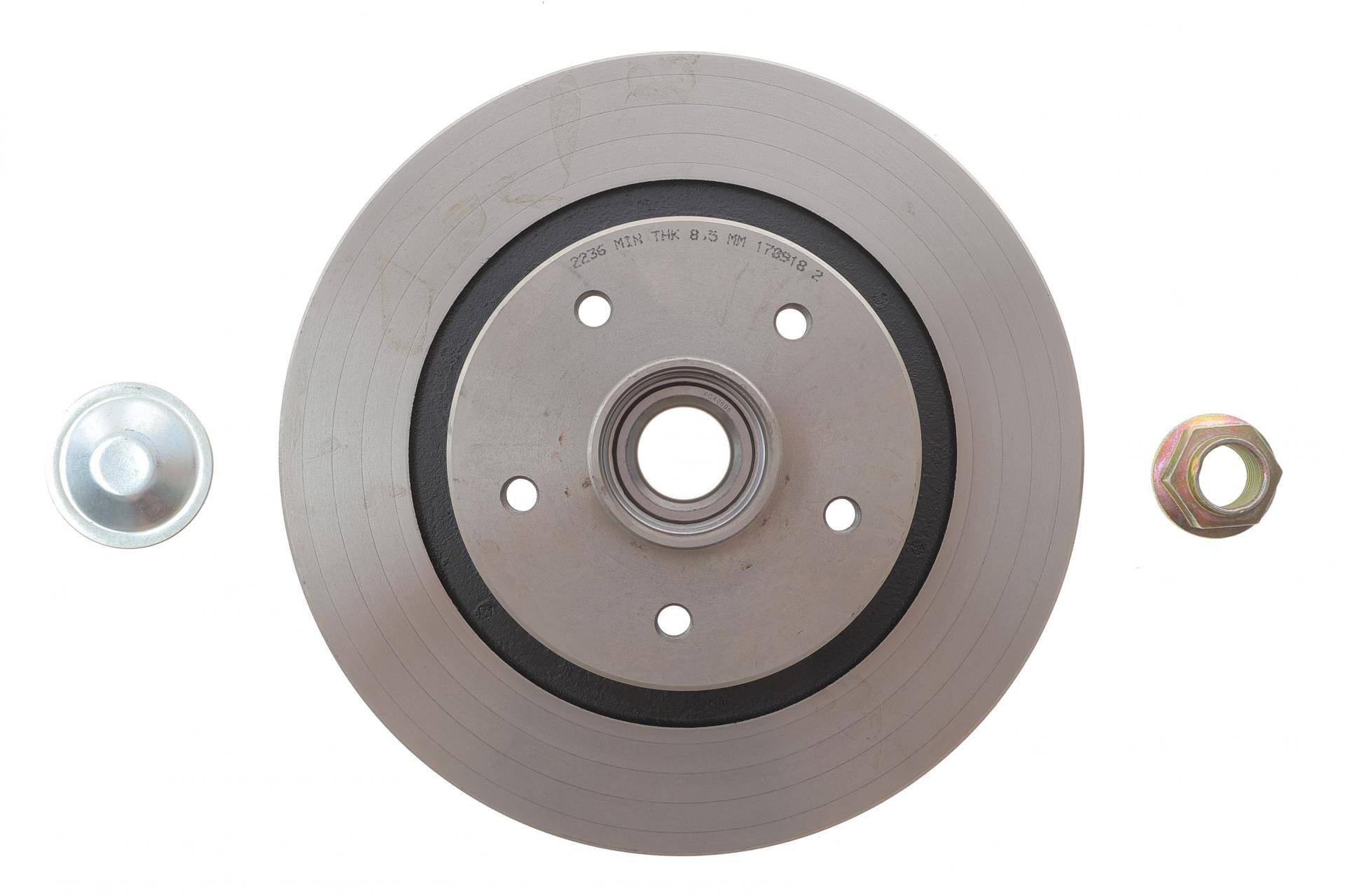 Диск гальмівний (задній) Renault Laguna I/II 93- (274x11) (з підшипником) (з покриттям) (повний)