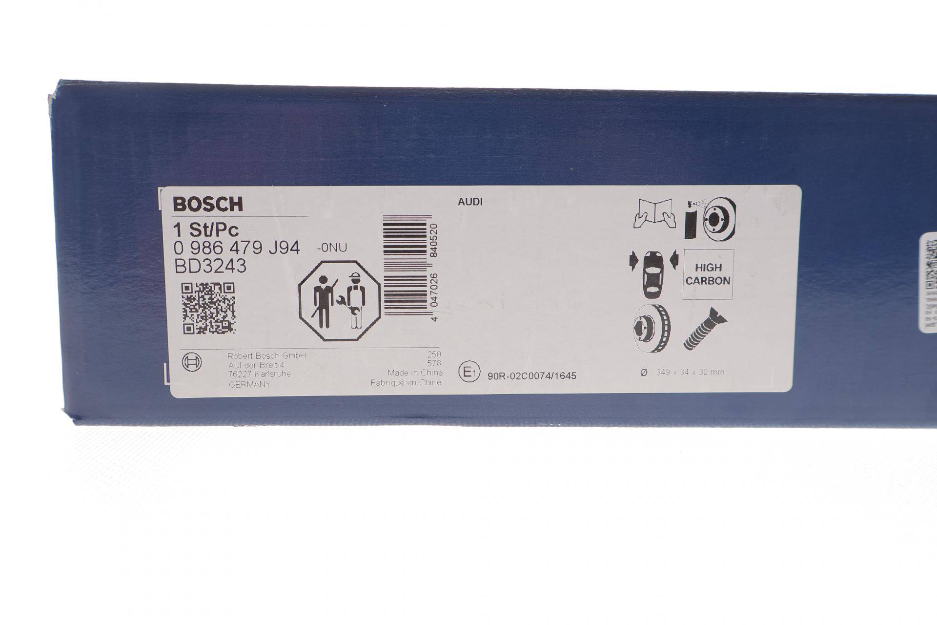 Диск гальмівний (передній) Audi A5/Q7 15-/VW Touareg 17- (349x34)