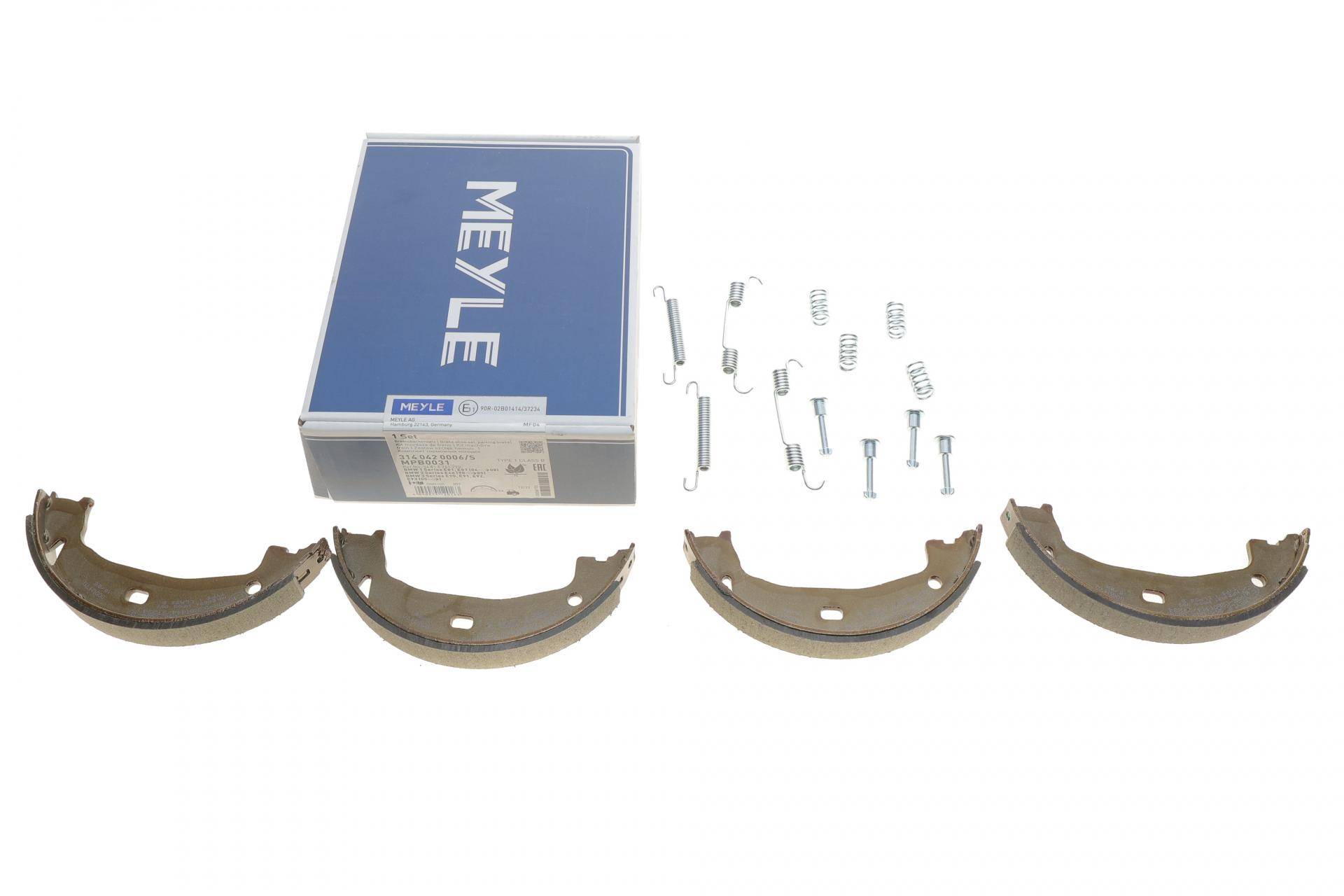 Колодки ручника BMW 1 (E81/E82)/3 (E46/E90) 98-13 (160x20)