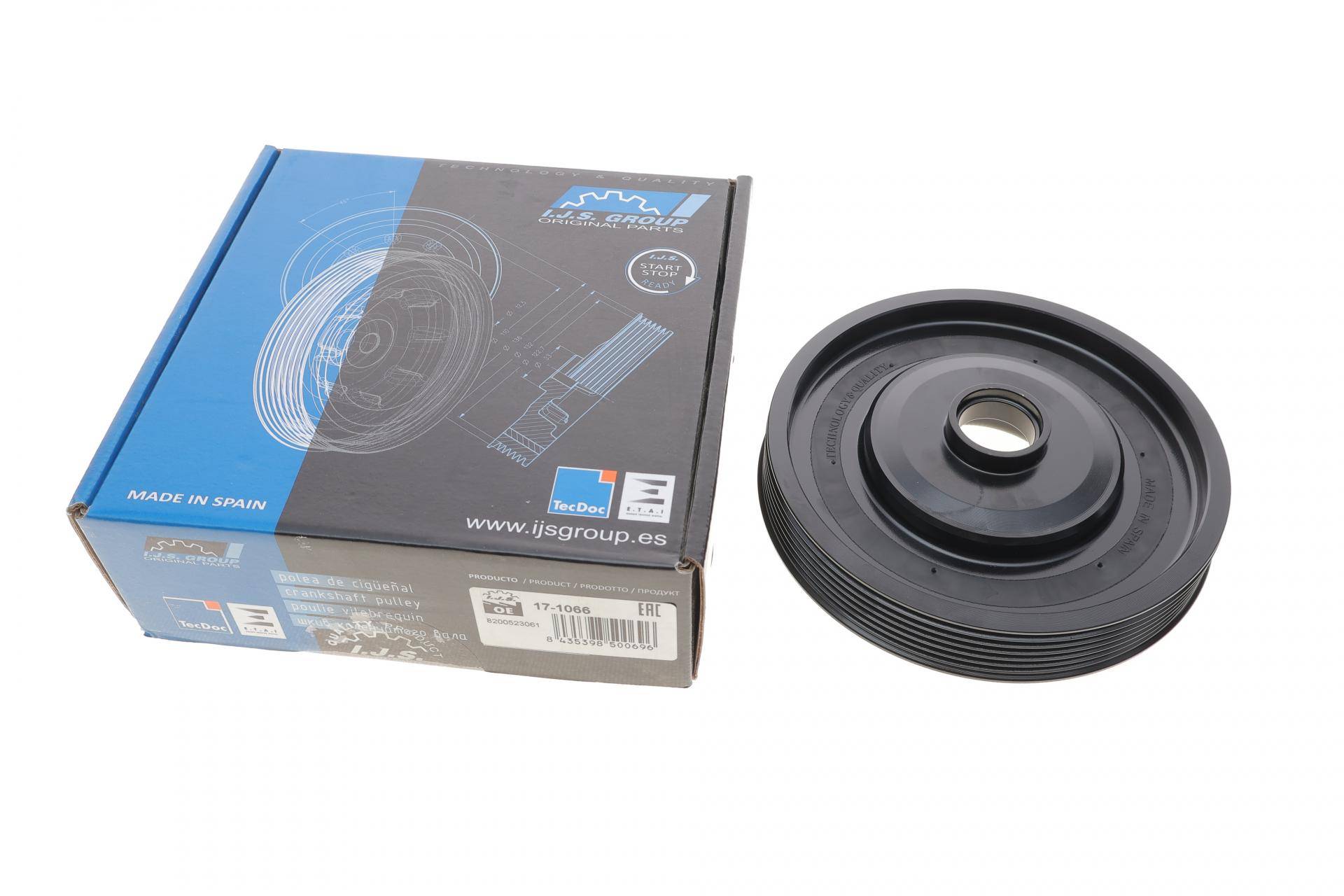 Шків колінвалу Renault Trafic II 2.0 01- (6PK)