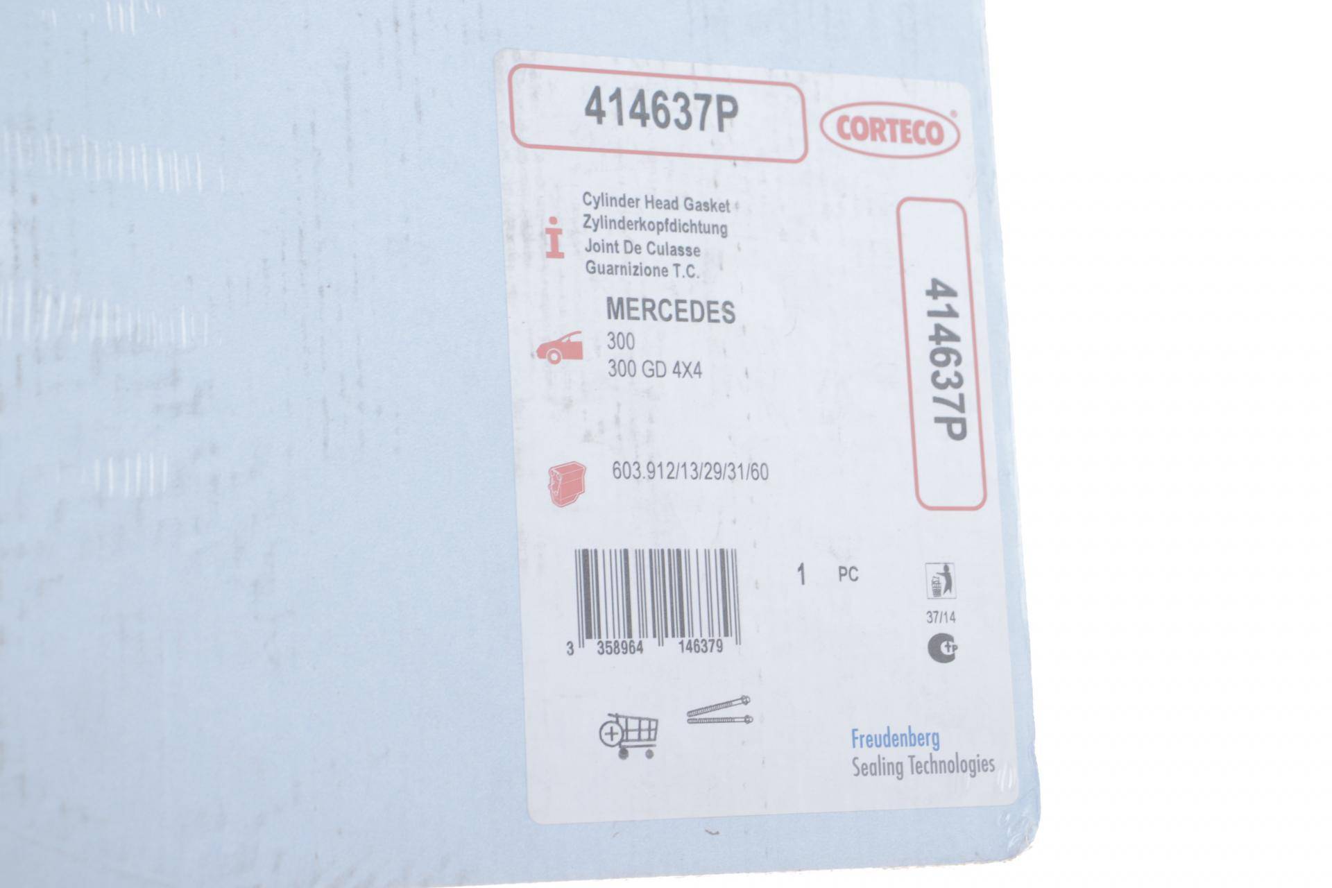 Прокладка ГБЦ MB E-class (W124) 3.0D OM603 93-95