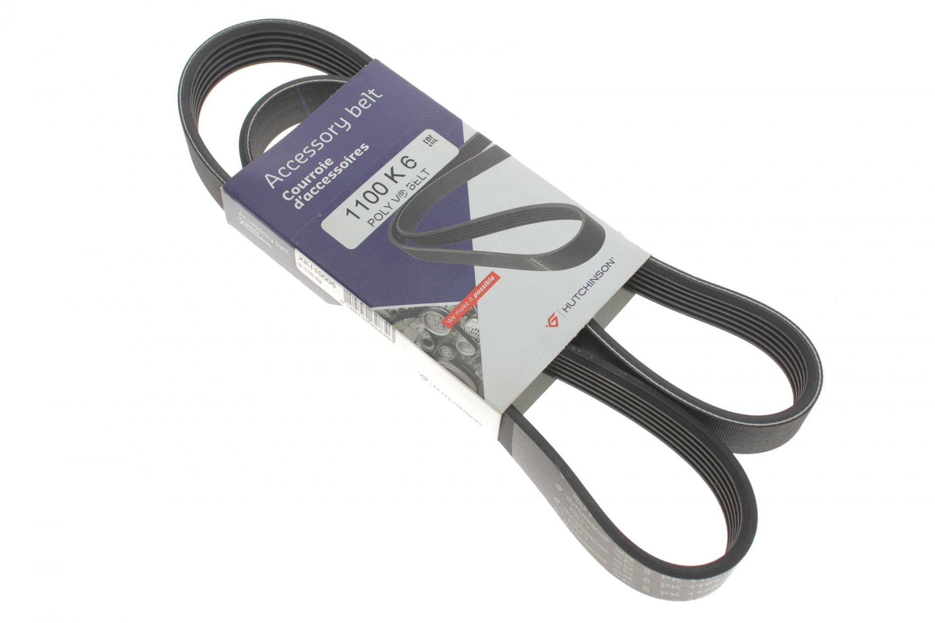 Ремінь генератора Fiat Ducato 2.0 94- /VW Caddy 1.4 04- (6PK1100)